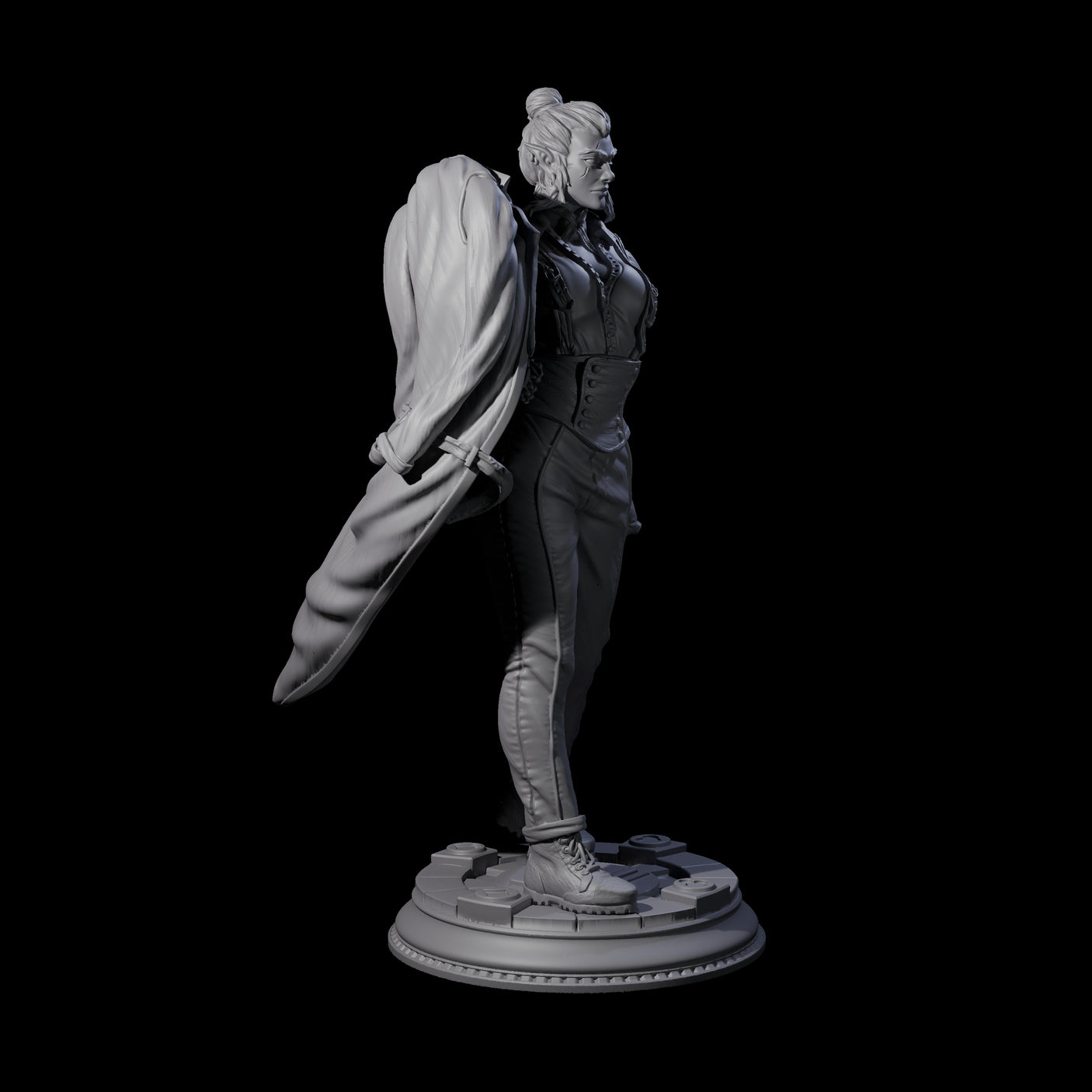 Fist Fighter Miniature for Dungeons and Dragons, Pathfinder or other TTRPGs