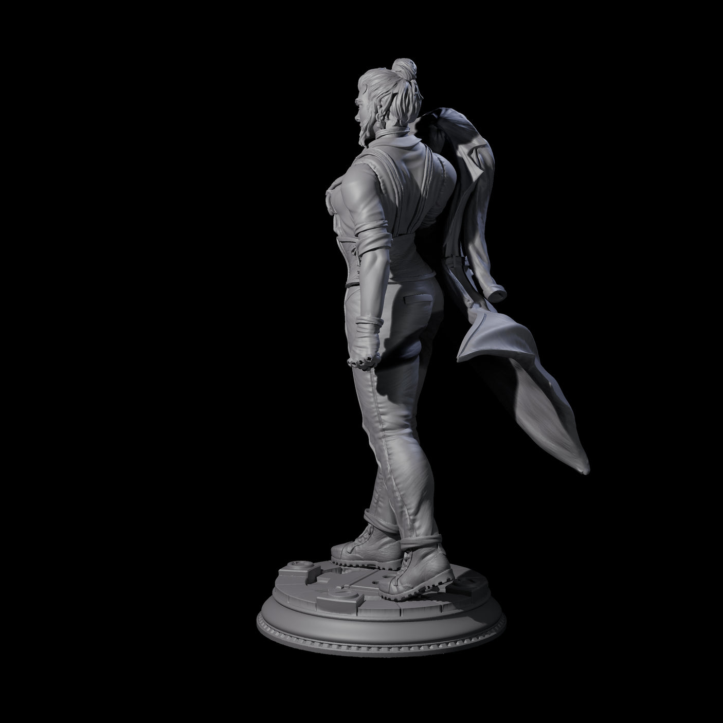 Fist Fighter Miniature for Dungeons and Dragons, Pathfinder or other TTRPGs