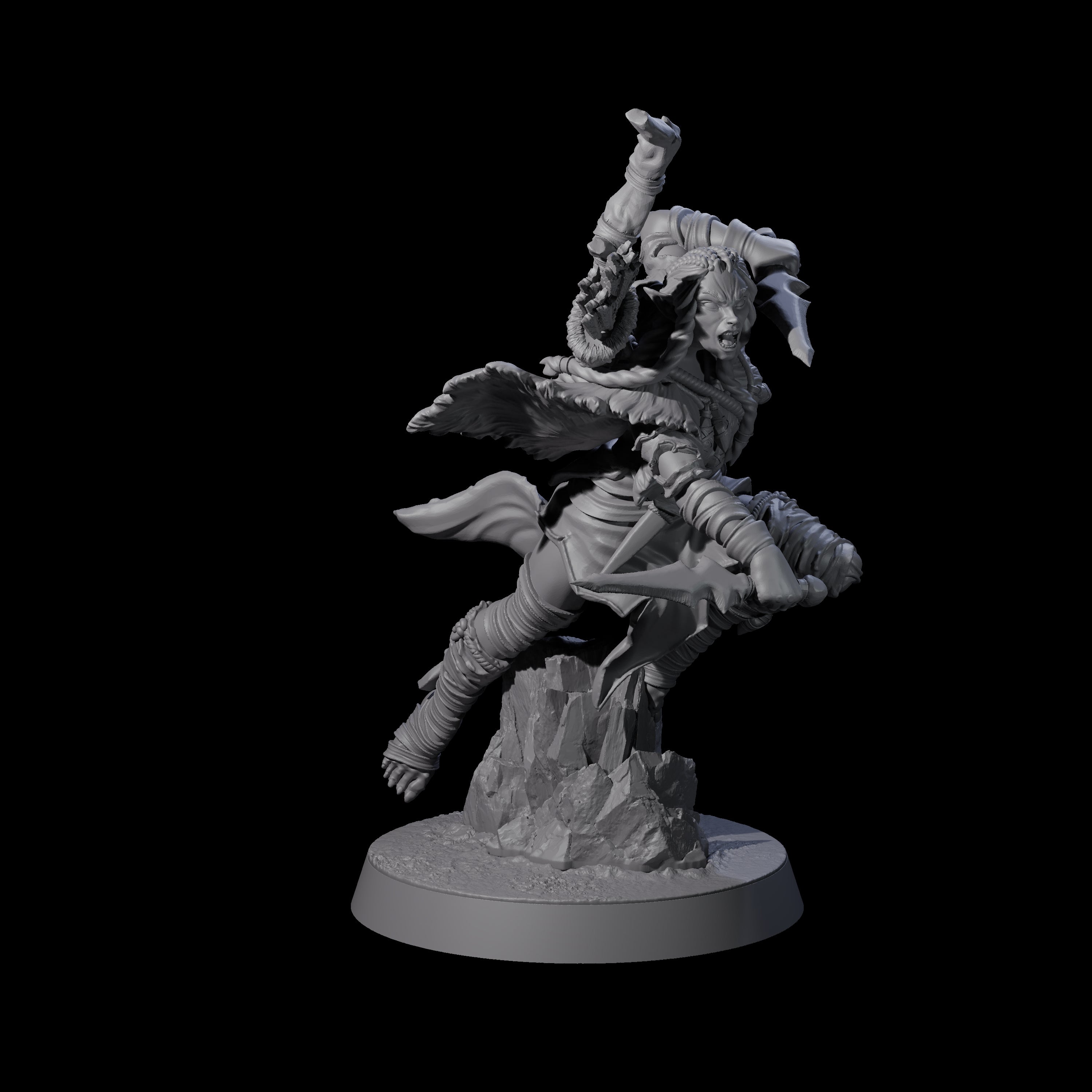 Five Ambushing Elf Rogues Miniature for Dungeons and Dragons, Pathfinder or other TTRPGs