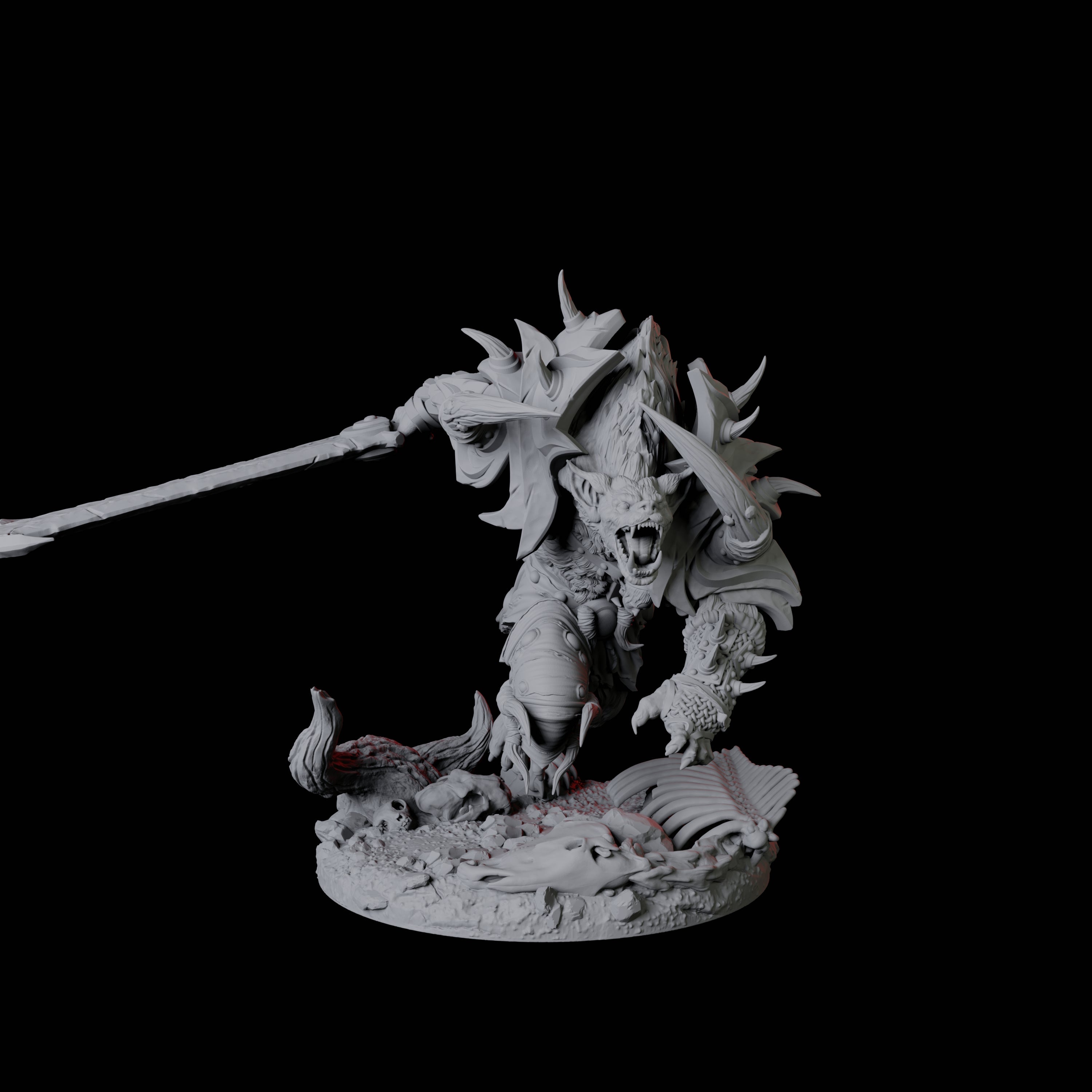 Five Bruising Gnoll Brutes Miniature for Dungeons and Dragons, Pathfinder or other TTRPGs