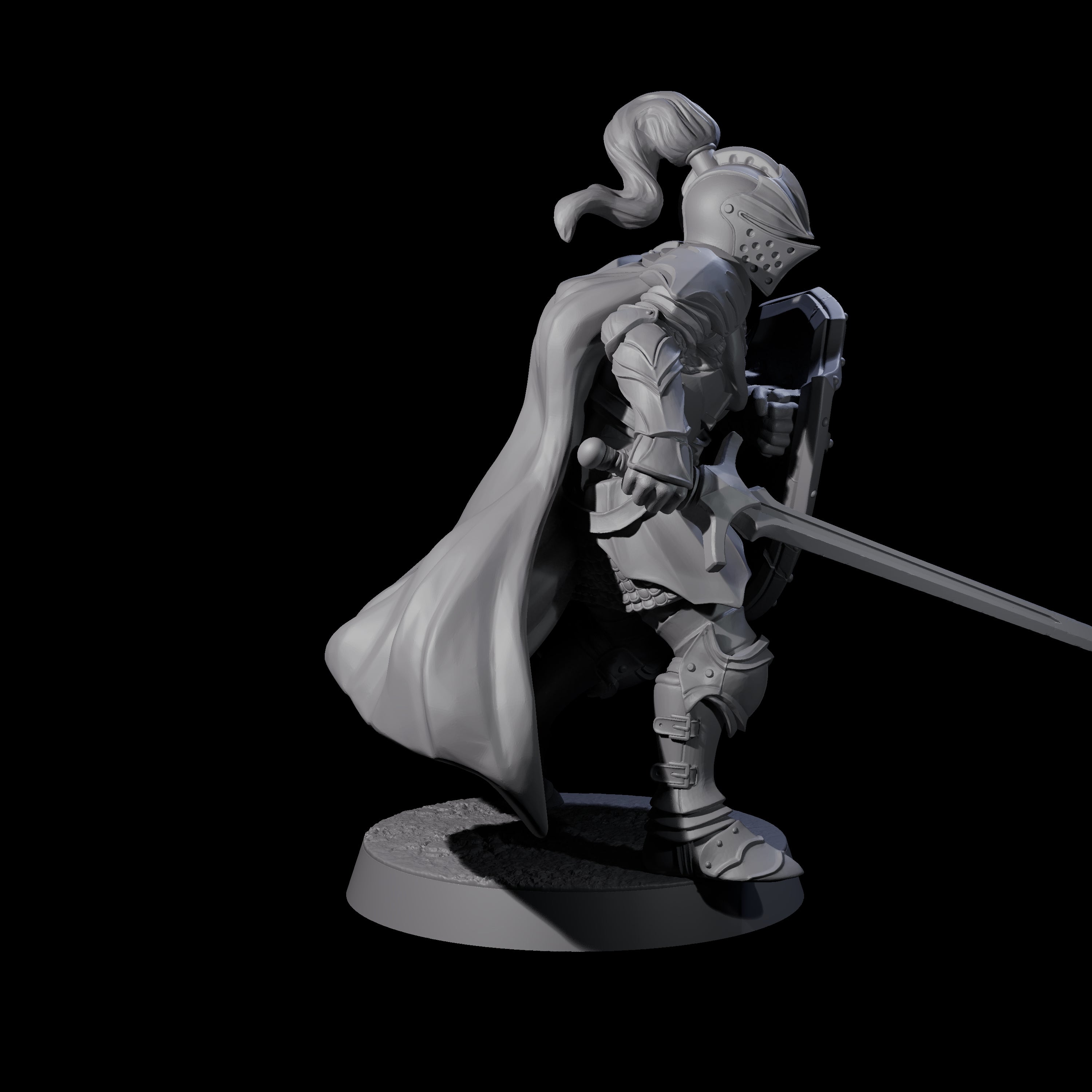 Five City Knights Miniature for Dungeons and Dragons, Pathfinder or other TTRPGs