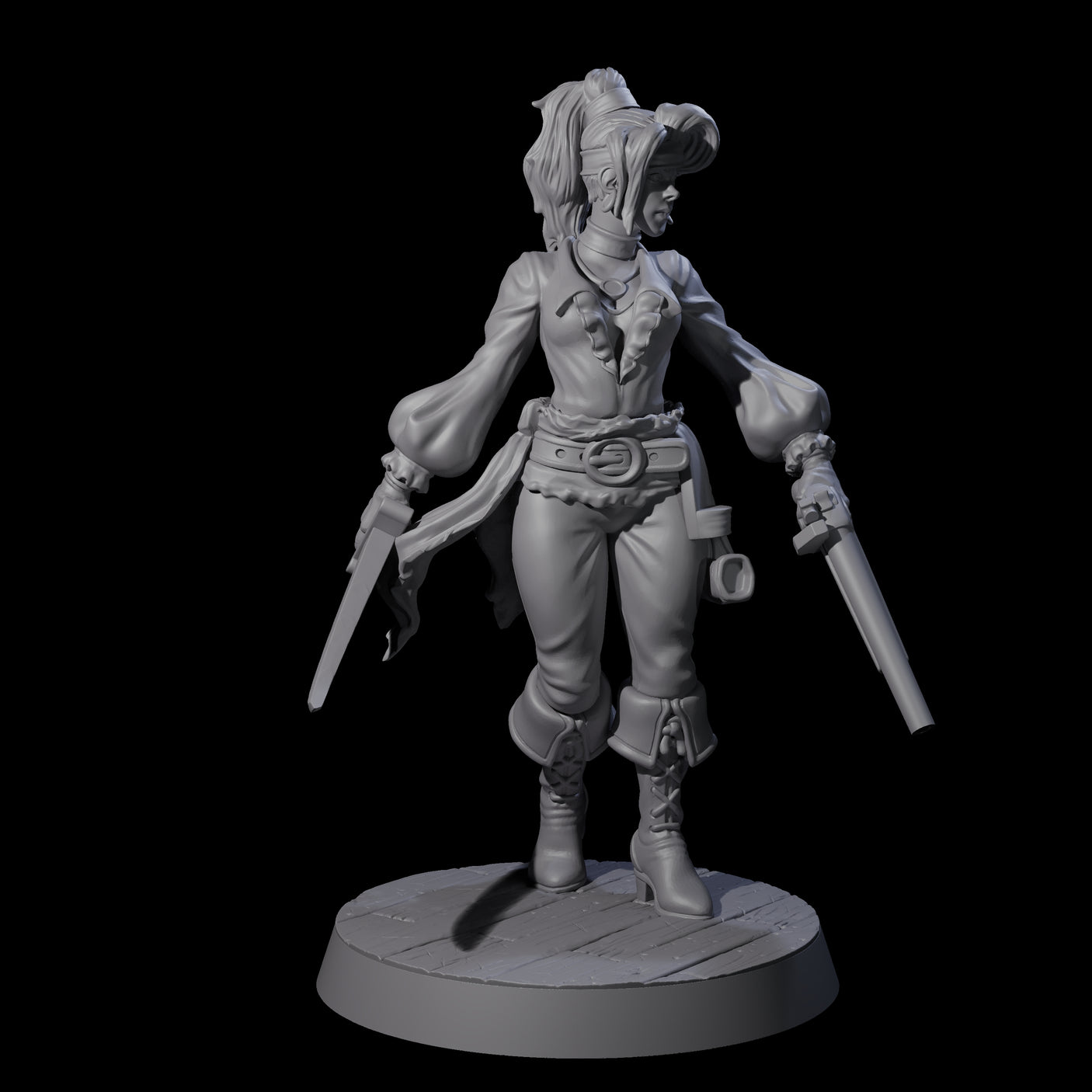 Five Confident Swashbuckling Pirates Miniature for Dungeons and Dragons, Pathfinder or other TTRPGs