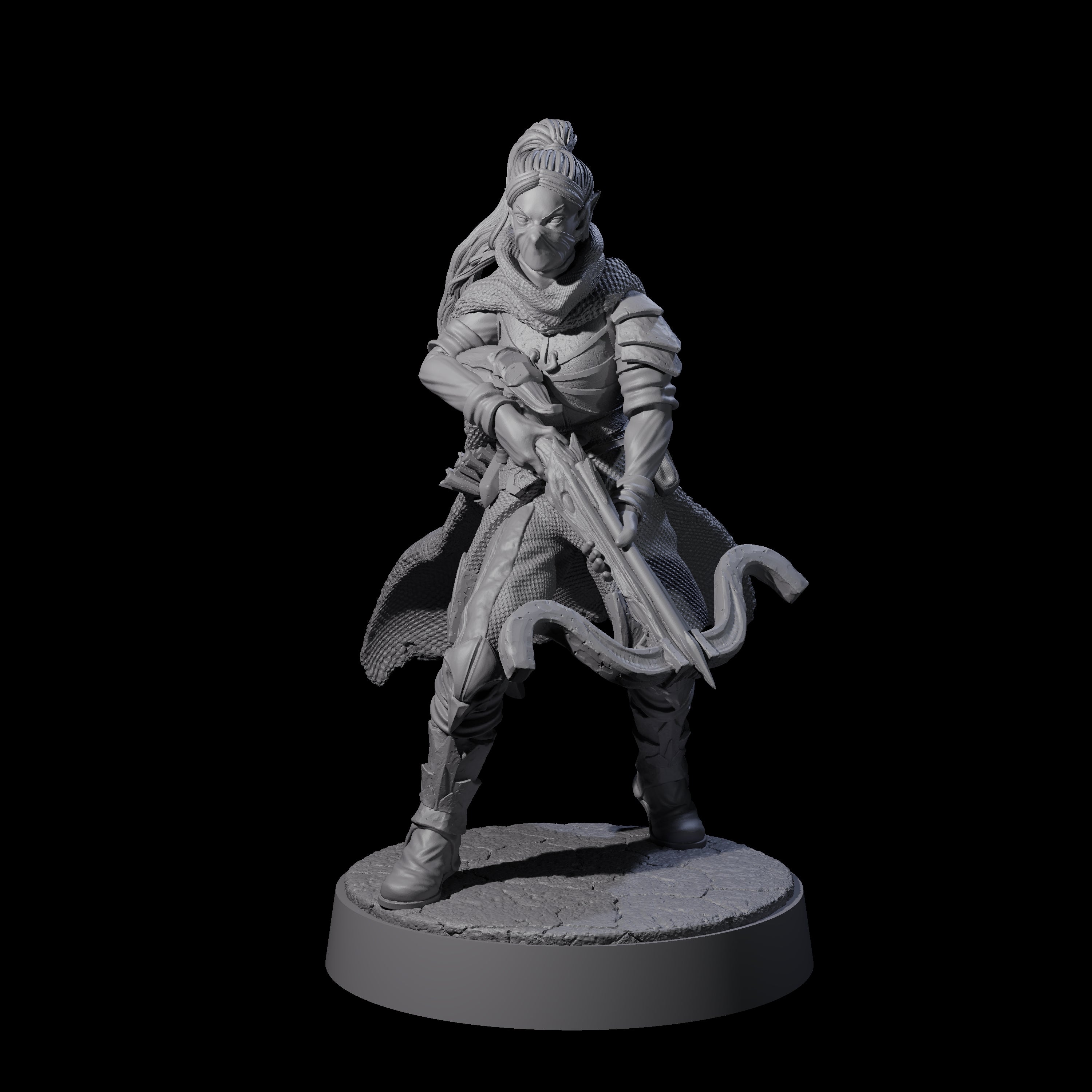 Five Crossbow Ready Rogues Miniature for Dungeons and Dragons, Pathfinder or other TTRPGs