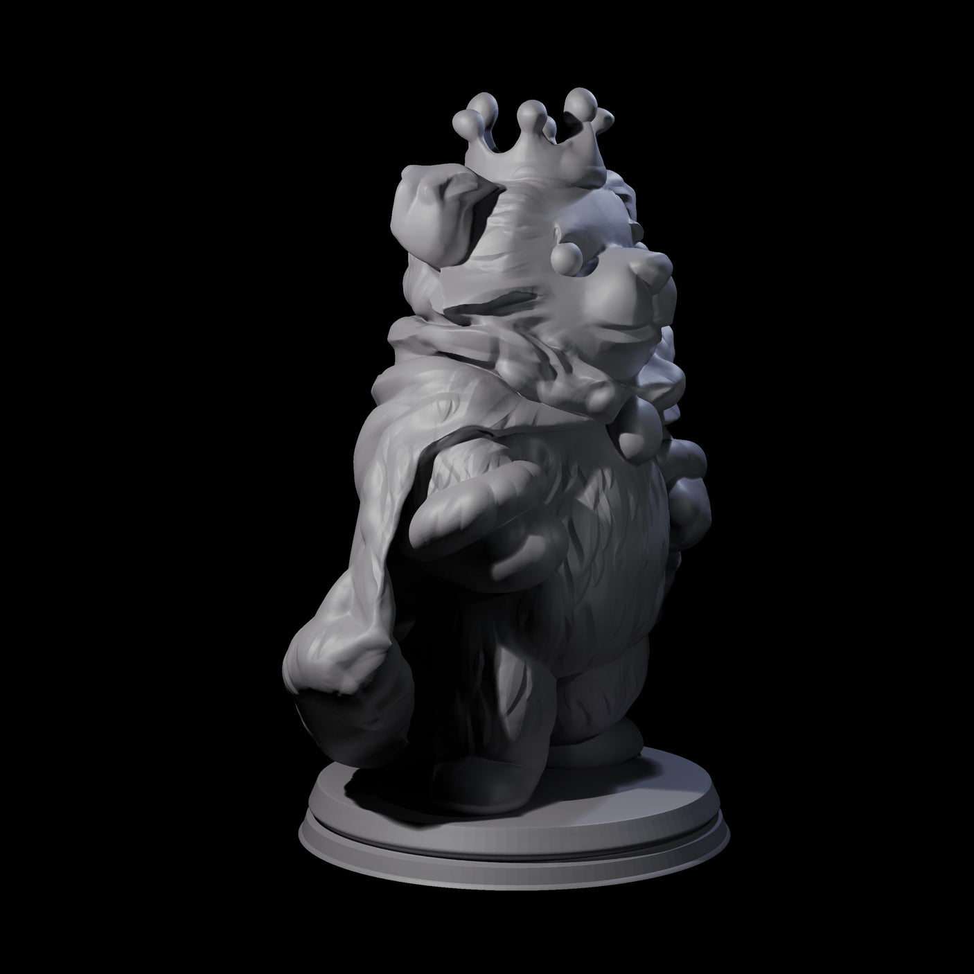Five Cute Woodland Ursines Miniature for Dungeons and Dragons, Pathfinder or other TTRPGs