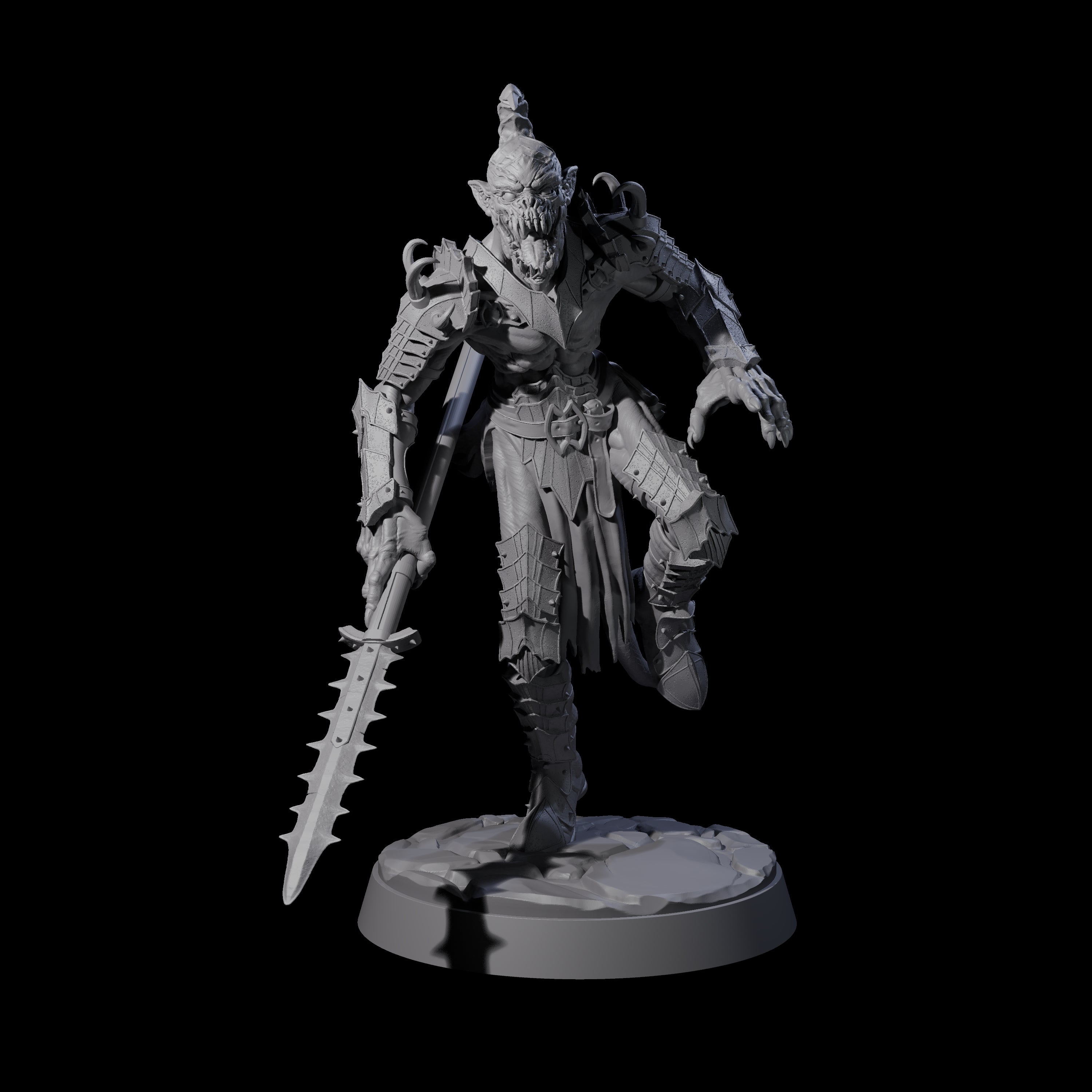 Five Deadly Babau Miniature for Dungeons and Dragons, Pathfinder or other TTRPGs