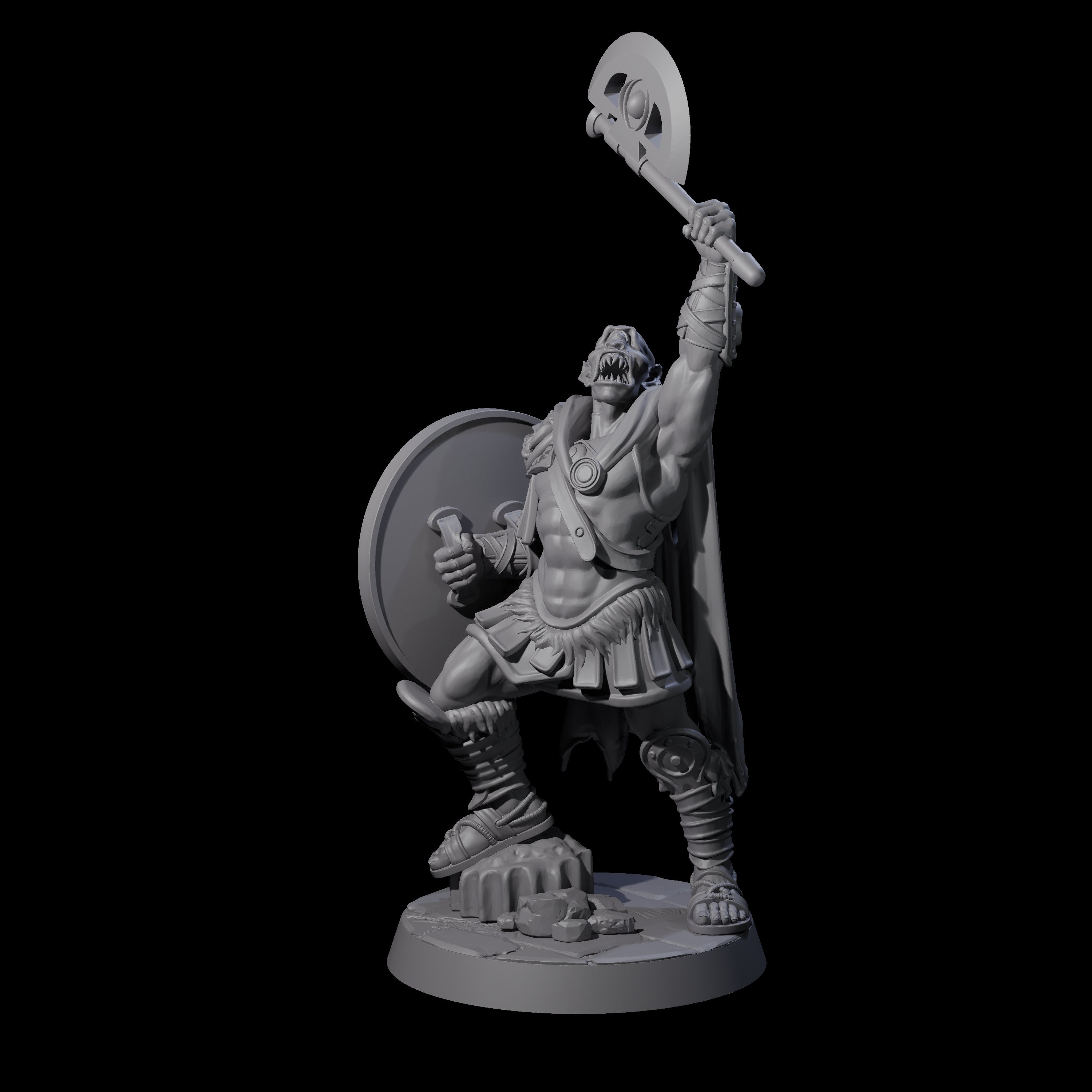 Five Filthy Cyclops Warriors Miniature for Dungeons and Dragons, Pathfinder or other TTRPGs