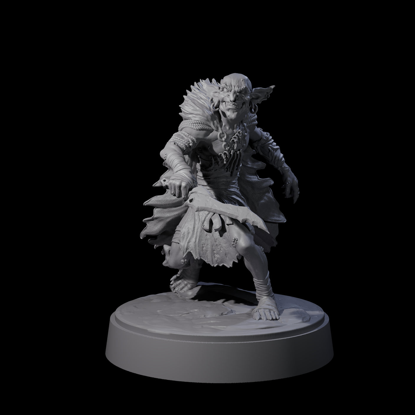 Five Hardy Goblin Scavengers Miniature for Dungeons and Dragons, Pathfinder or other TTRPGs