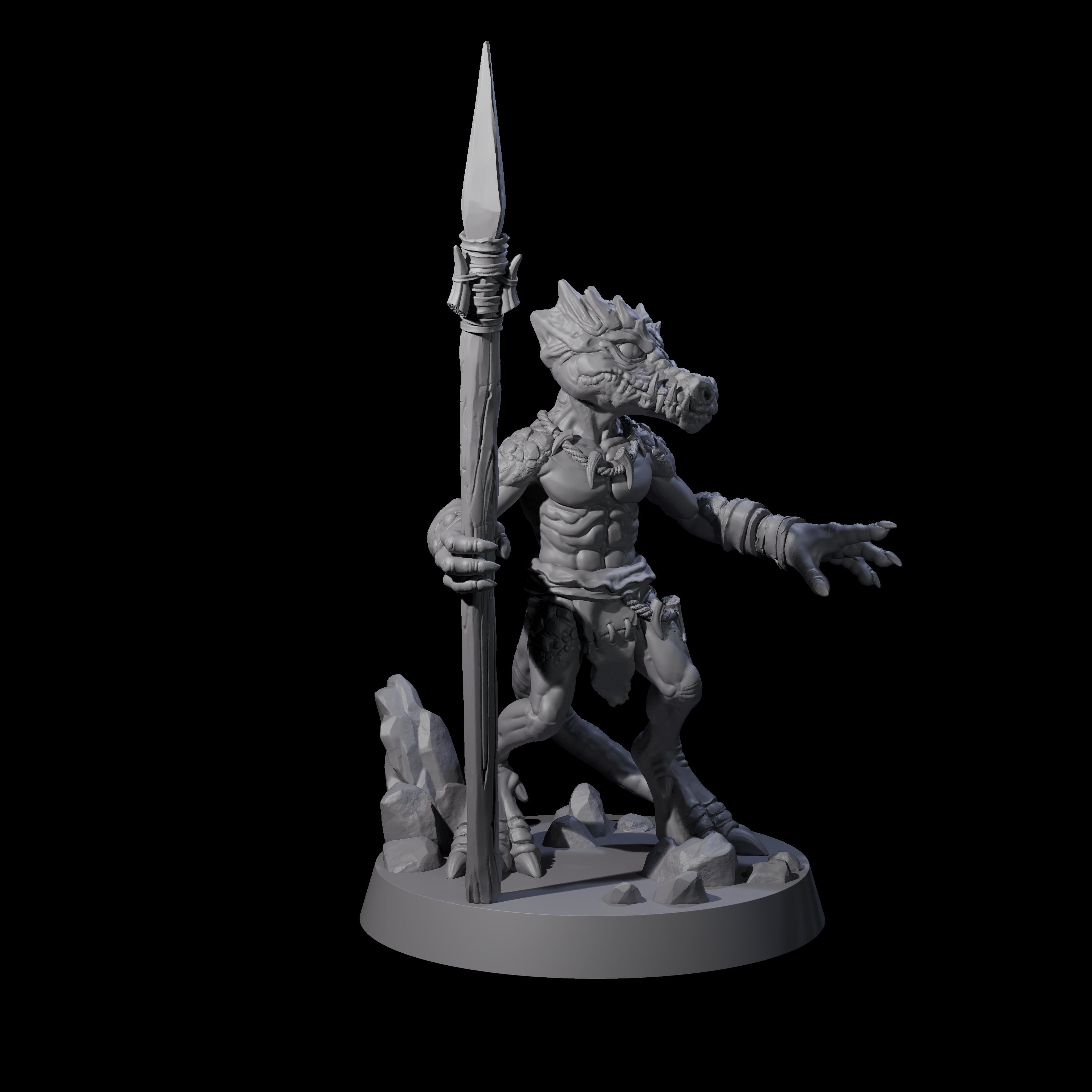 Five Intrepid Kobolds Miniature for Dungeons and Dragons, Pathfinder or other TTRPGs