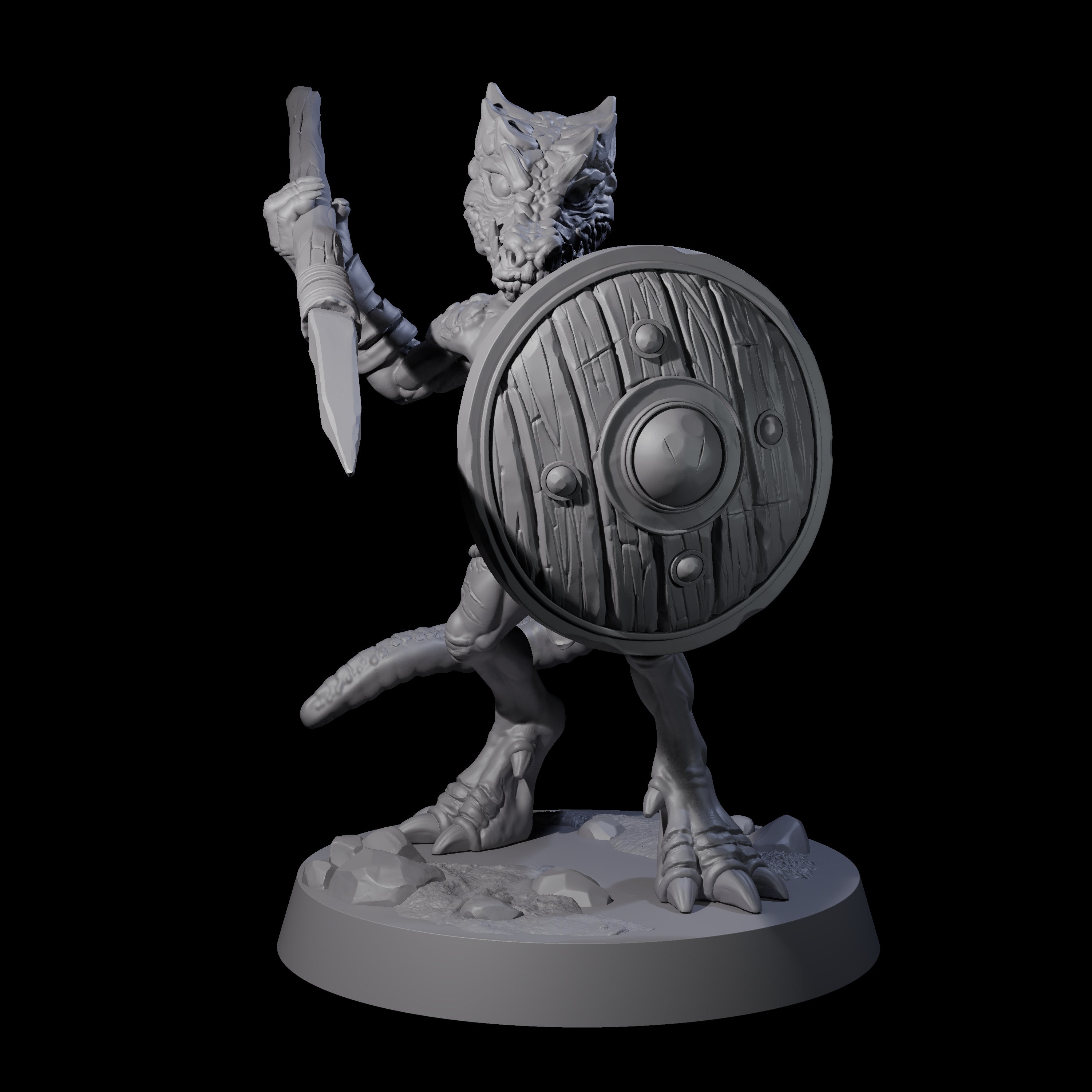Five Intrepid Kobolds Miniature for Dungeons and Dragons, Pathfinder or other TTRPGs