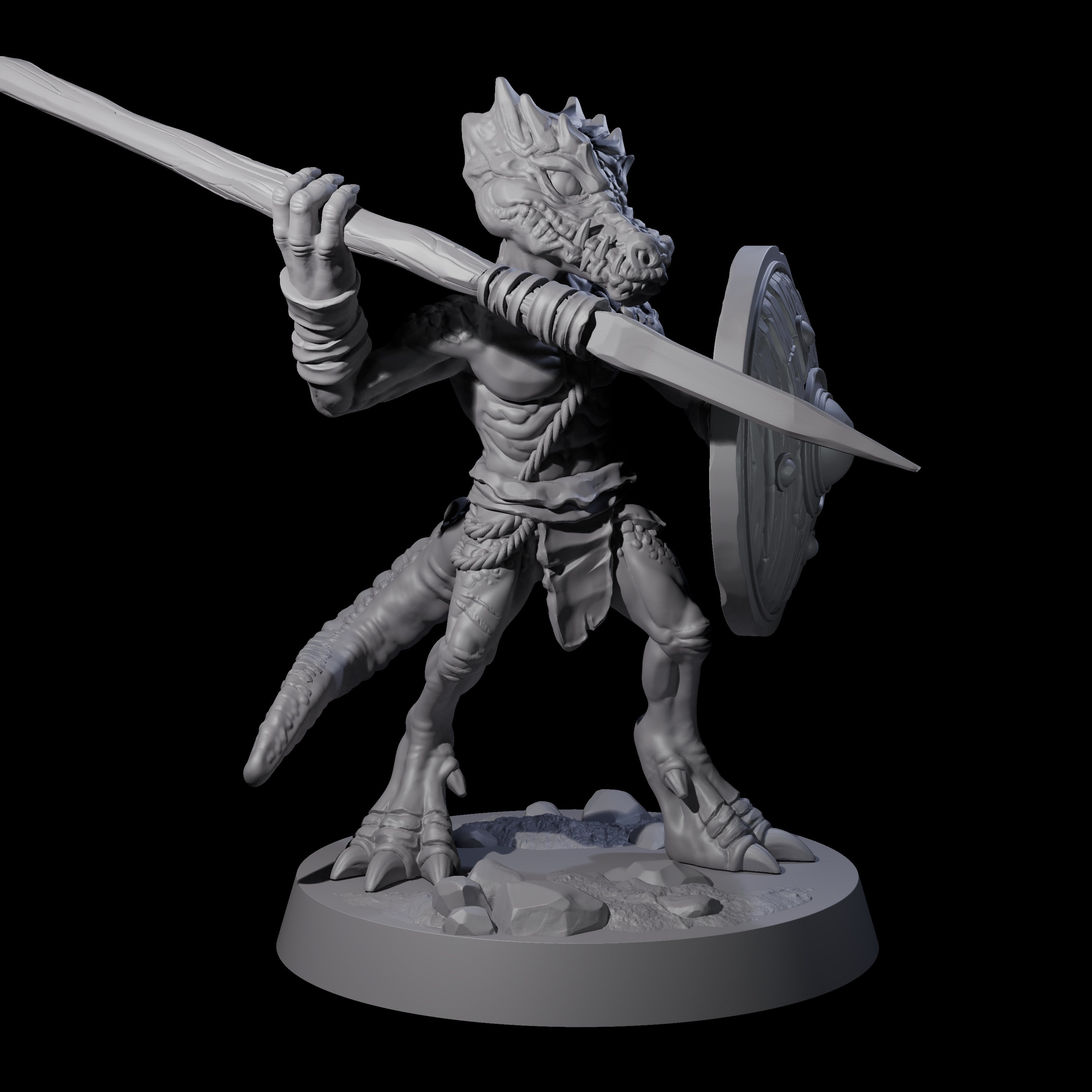 Five Intrepid Kobolds Miniature for Dungeons and Dragons, Pathfinder or other TTRPGs