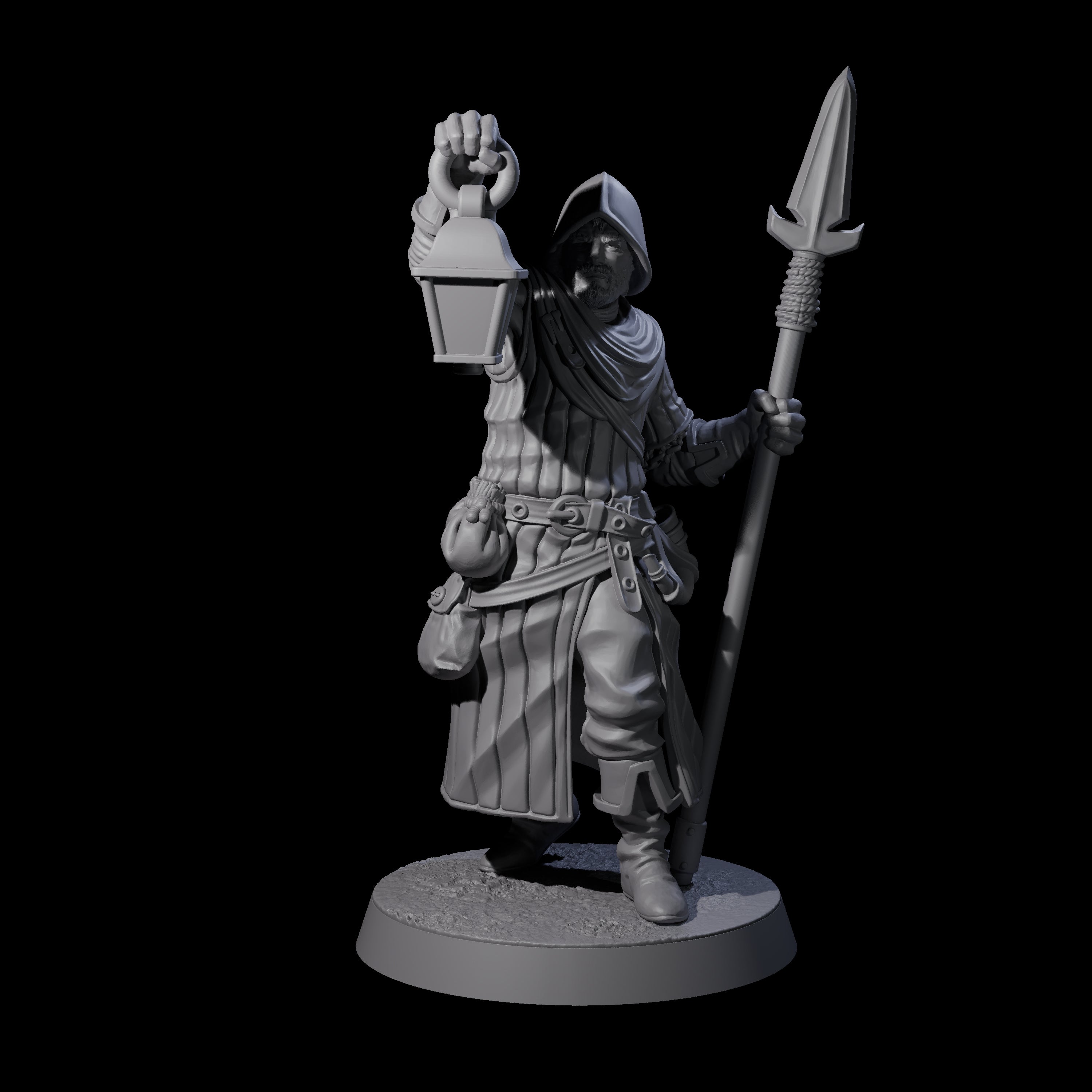 Five Investigating Town Militia Miniature for Dungeons and Dragons, Pathfinder or other TTRPGs