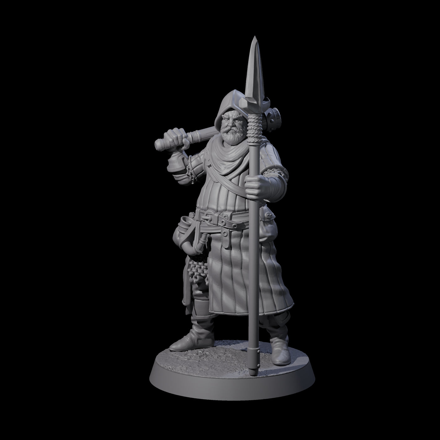 Five Investigating Town Militia Miniature for Dungeons and Dragons, Pathfinder or other TTRPGs