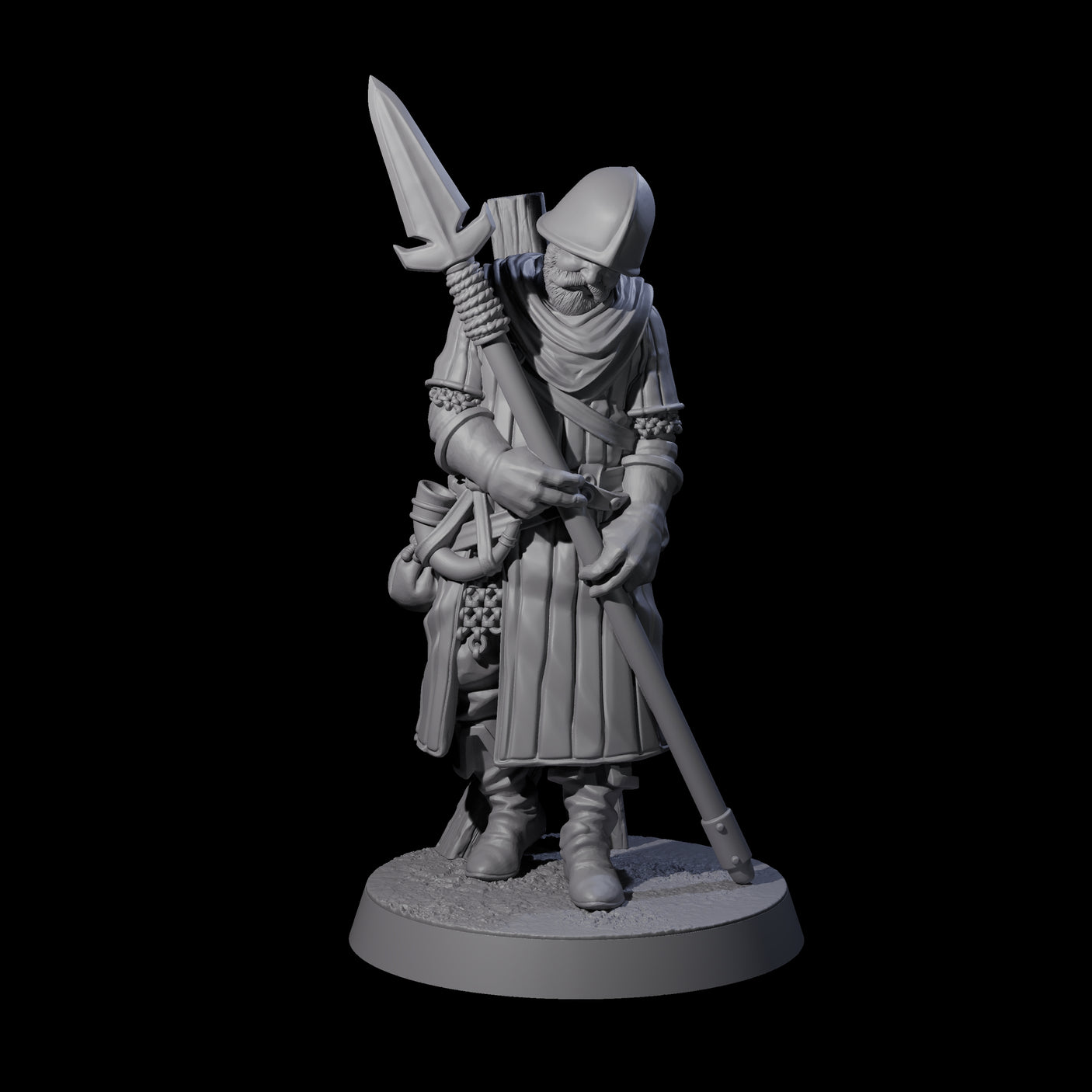 Five Investigating Town Militia Miniature for Dungeons and Dragons, Pathfinder or other TTRPGs