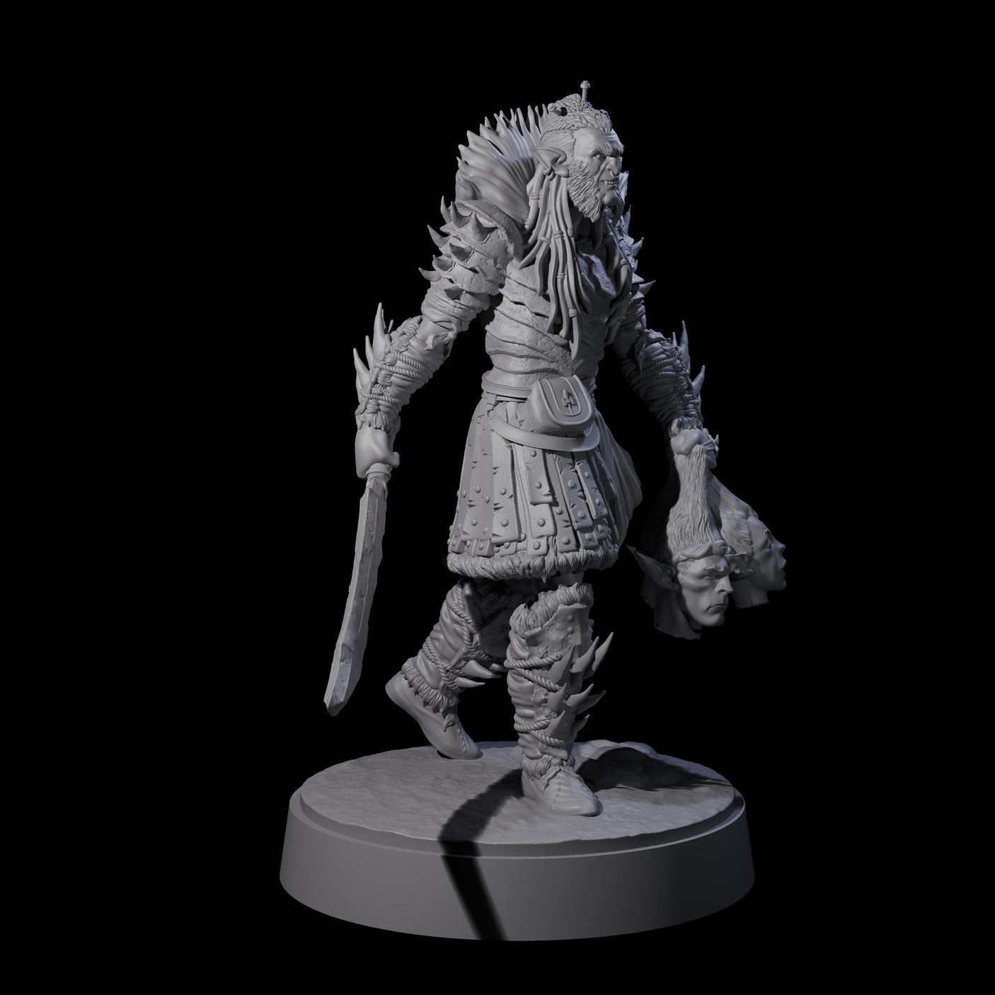 Five Mutton Chops Hobgoblins Miniature for Dungeons and Dragons, Pathfinder or other TTRPGs