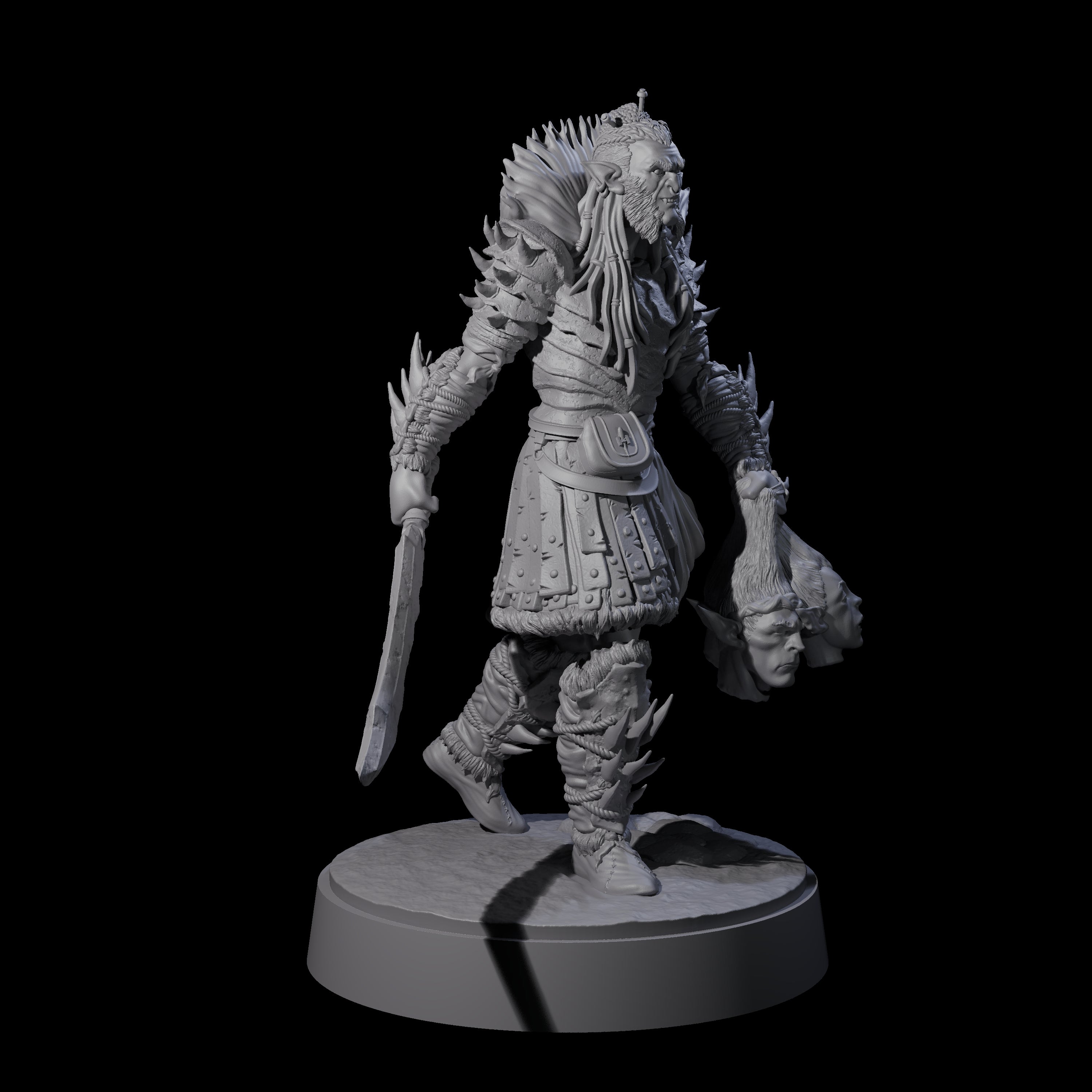 Five Mutton Chops Hobgoblins Miniature for Dungeons and Dragons, Pathfinder or other TTRPGs