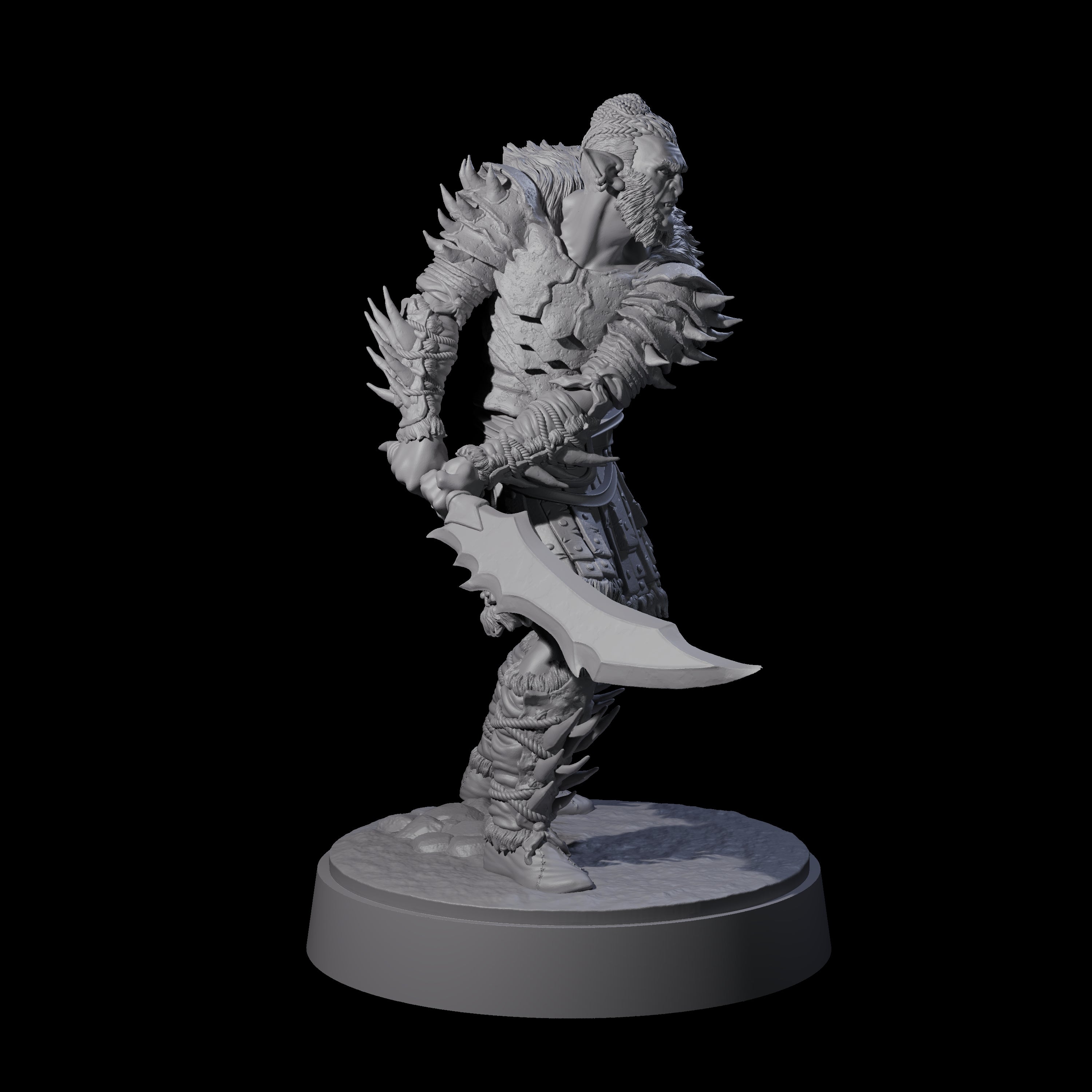 Five Mutton Chops Hobgoblins Miniature for Dungeons and Dragons, Pathfinder or other TTRPGs