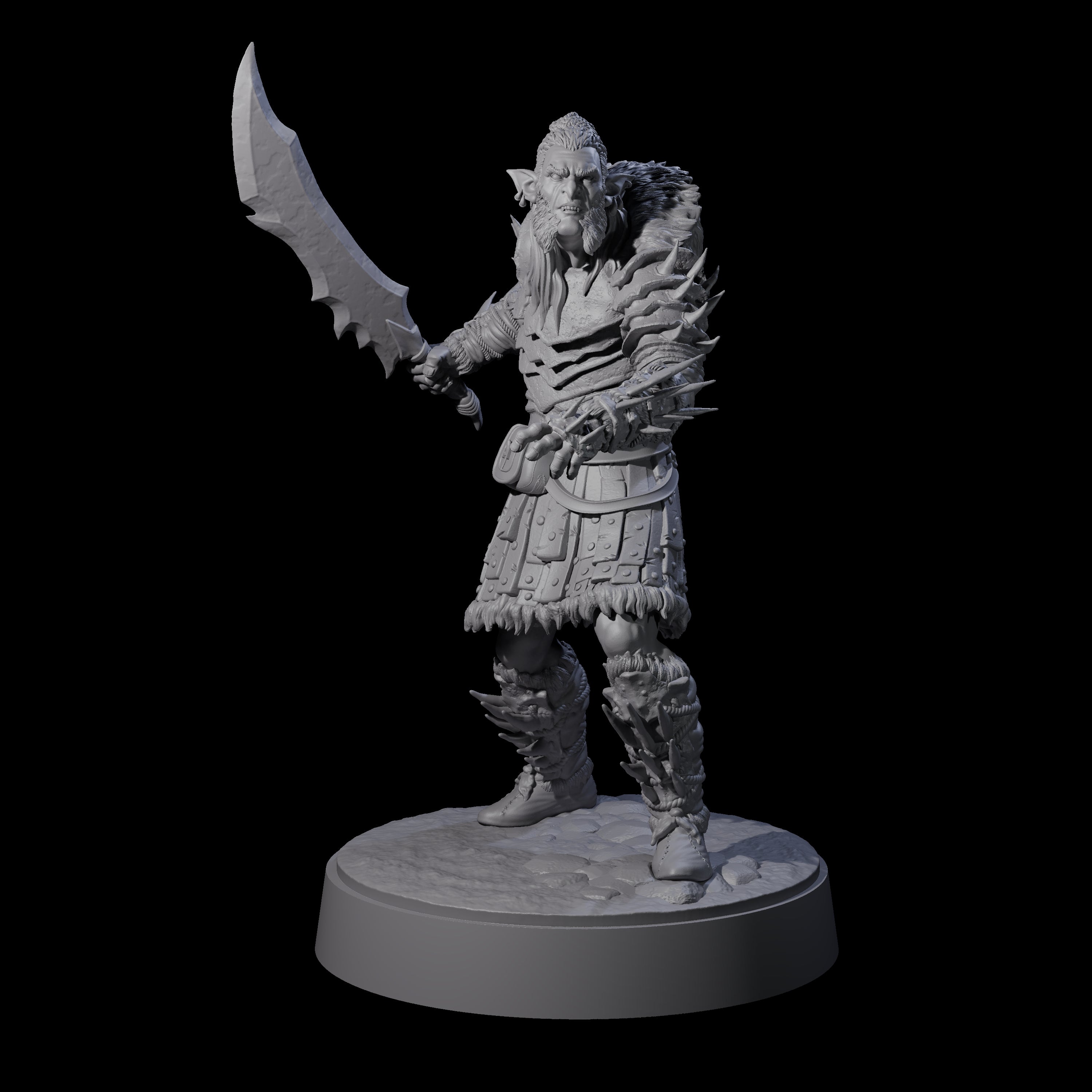 Five Mutton Chops Hobgoblins Miniature for Dungeons and Dragons, Pathfinder or other TTRPGs