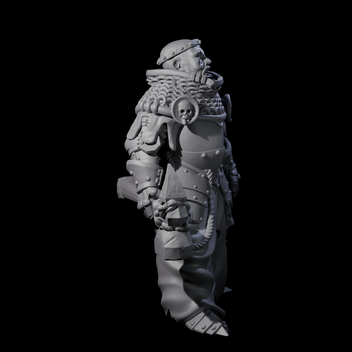 Five Pious Battle Priests Miniature for Dungeons and Dragons, Pathfinder or other TTRPGs