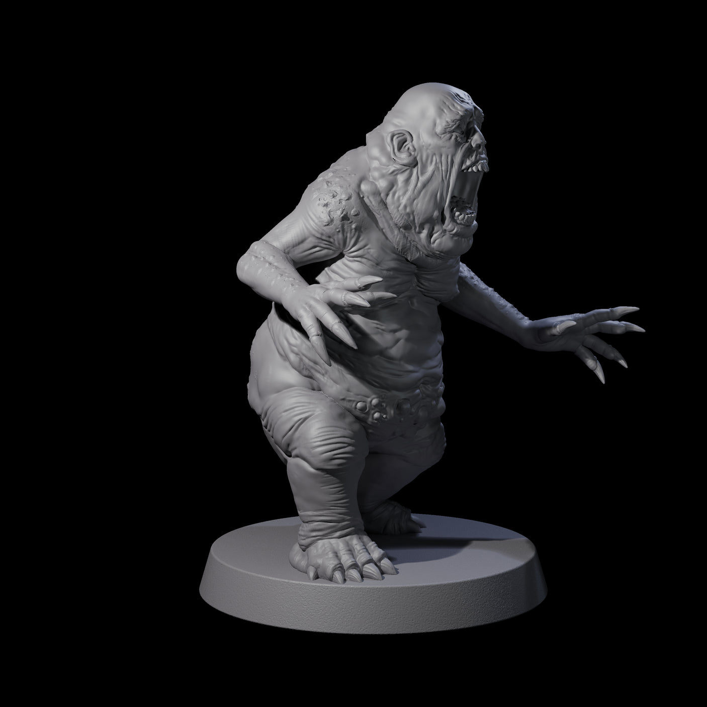 Five Screaming Manes Miniature for Dungeons and Dragons, Pathfinder or other TTRPGs