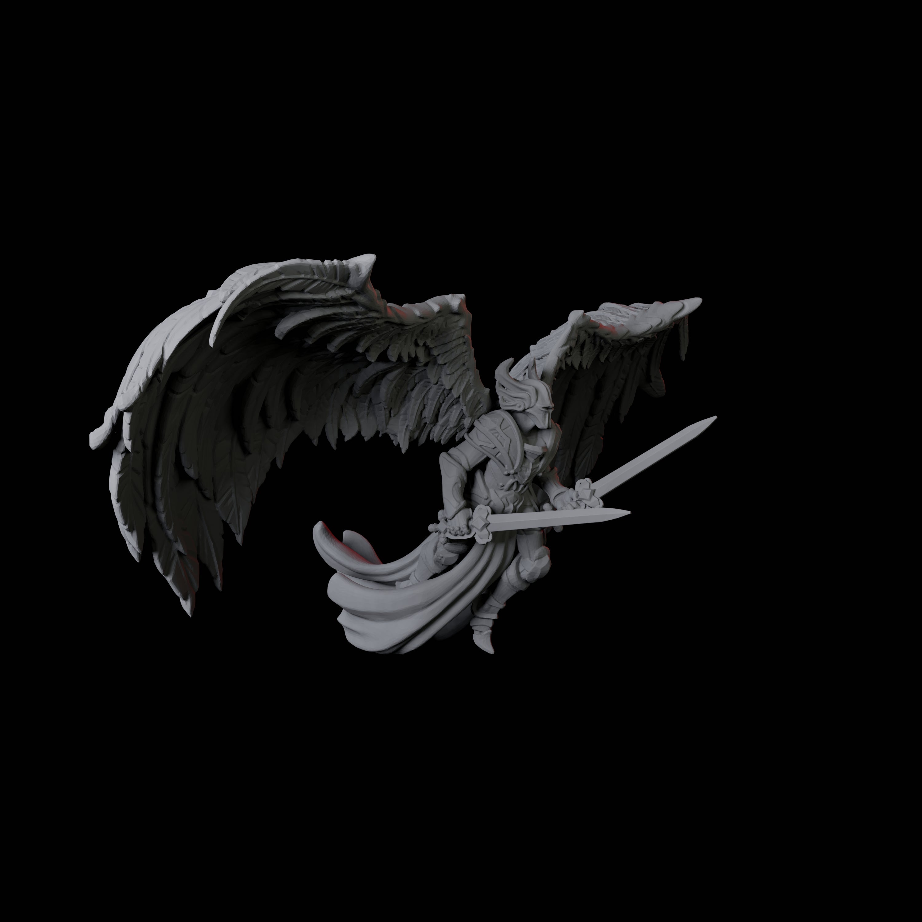 Five Solar Justicars Miniature for Dungeons and Dragons, Pathfinder or other TTRPGs