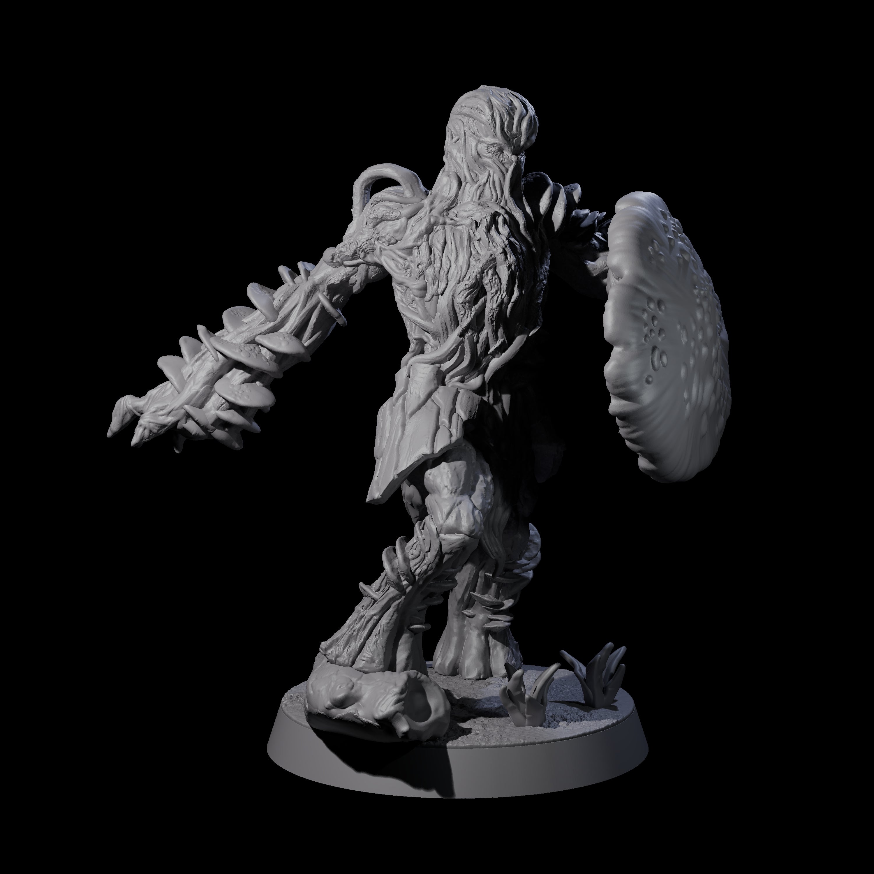 Five Spongy Myconid Warriors Miniature for Dungeons and Dragons, Pathfinder or other TTRPGs