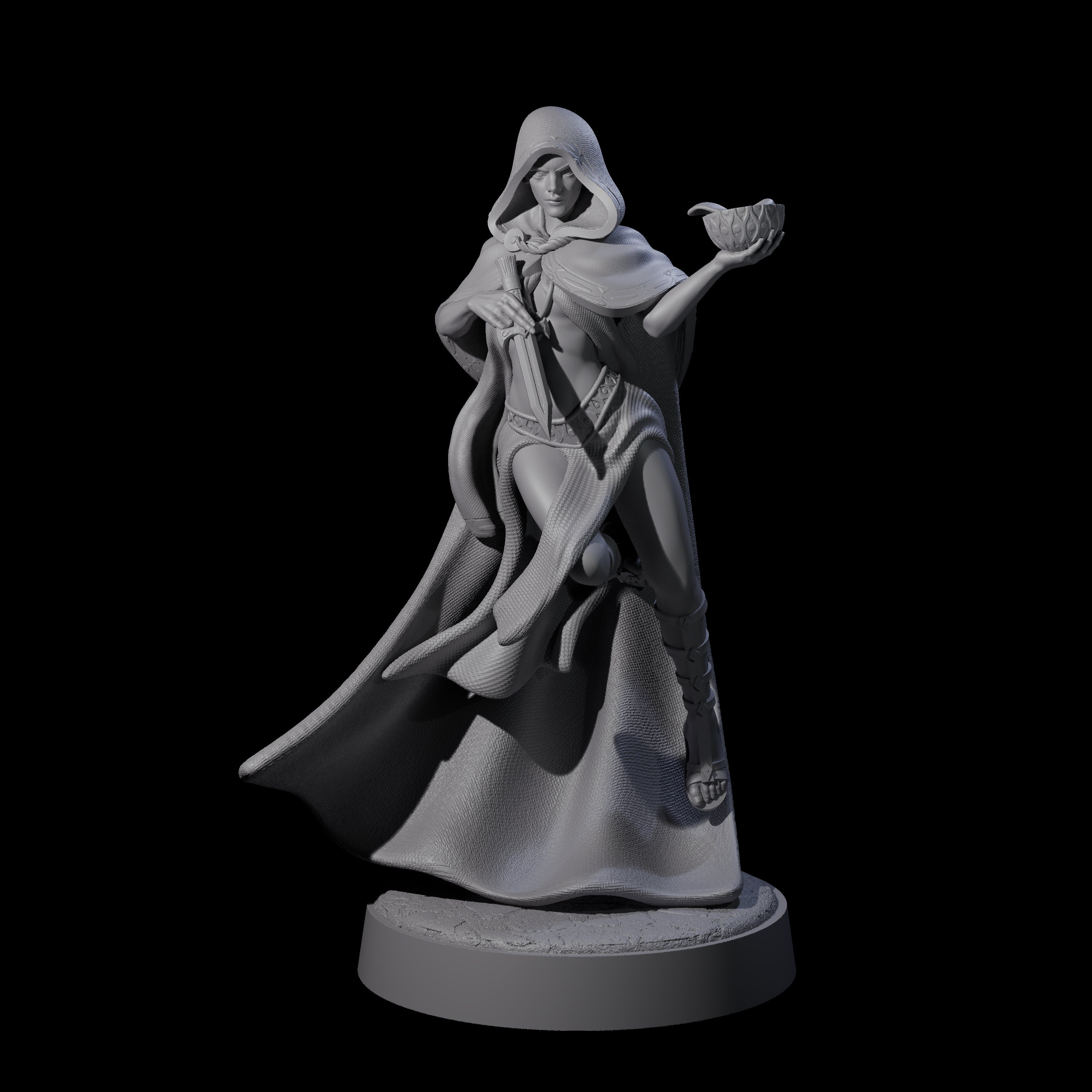 Five Twisted Blood Maidens Miniature for Dungeons and Dragons, Pathfinder or other TTRPGs