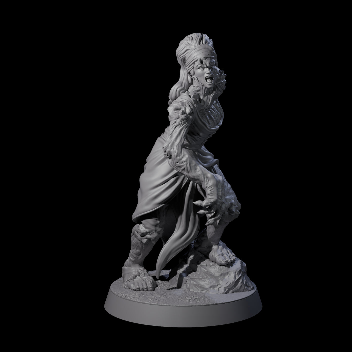 Five Unlucky Flesh Warped Victims Miniature for Dungeons and Dragons, Pathfinder or other TTRPGs