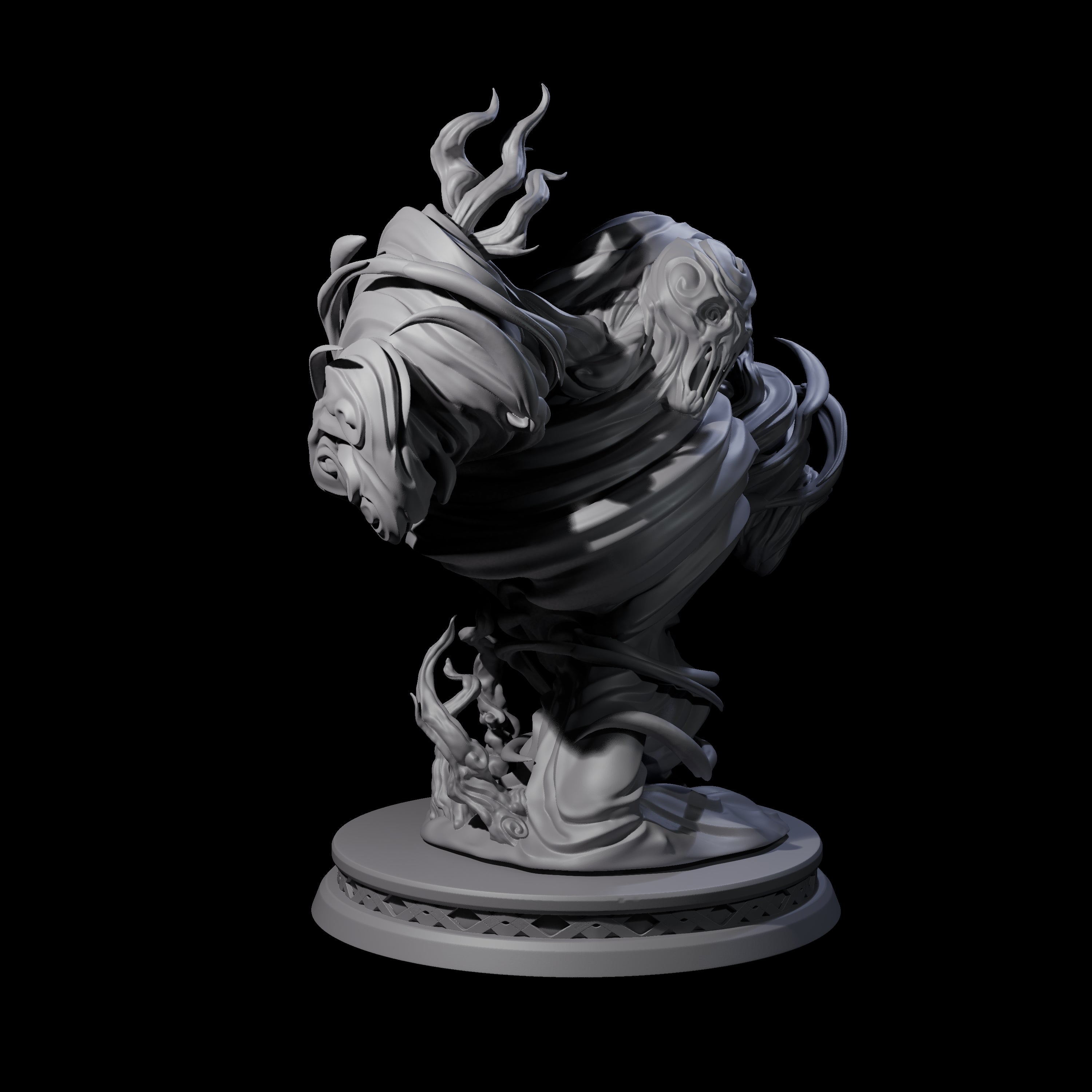 Fizzing Air Elemental Miniature for Dungeons and Dragons, Pathfinder or other TTRPGs