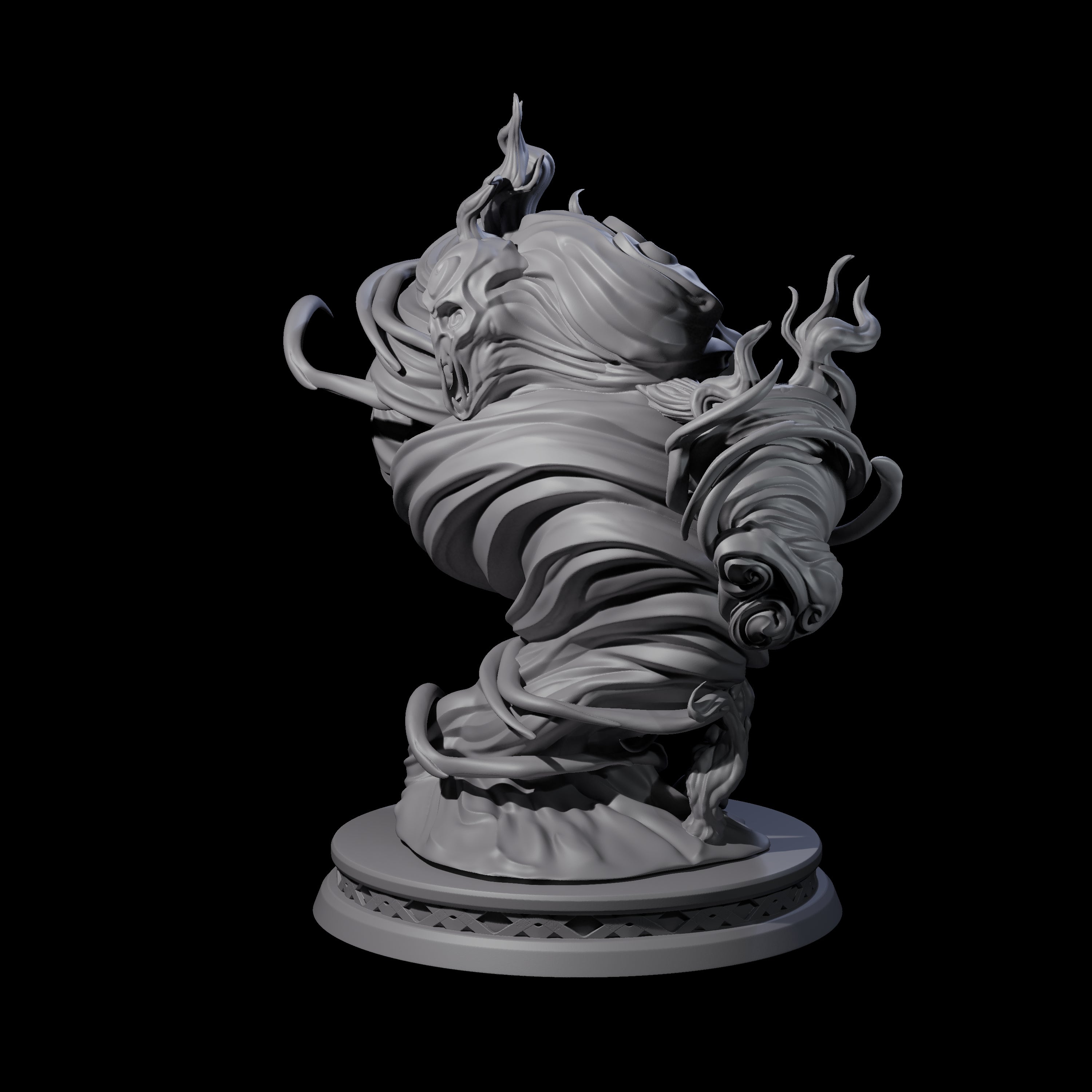 Fizzing Air Elemental Miniature for Dungeons and Dragons, Pathfinder or other TTRPGs