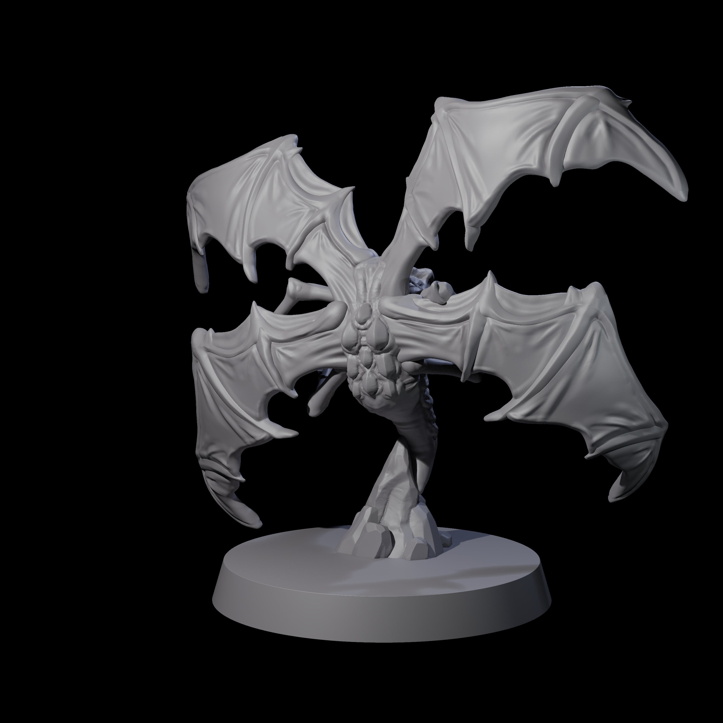 Flapping Fire Stirge Miniature for Dungeons and Dragons, Pathfinder or other TTRPGs