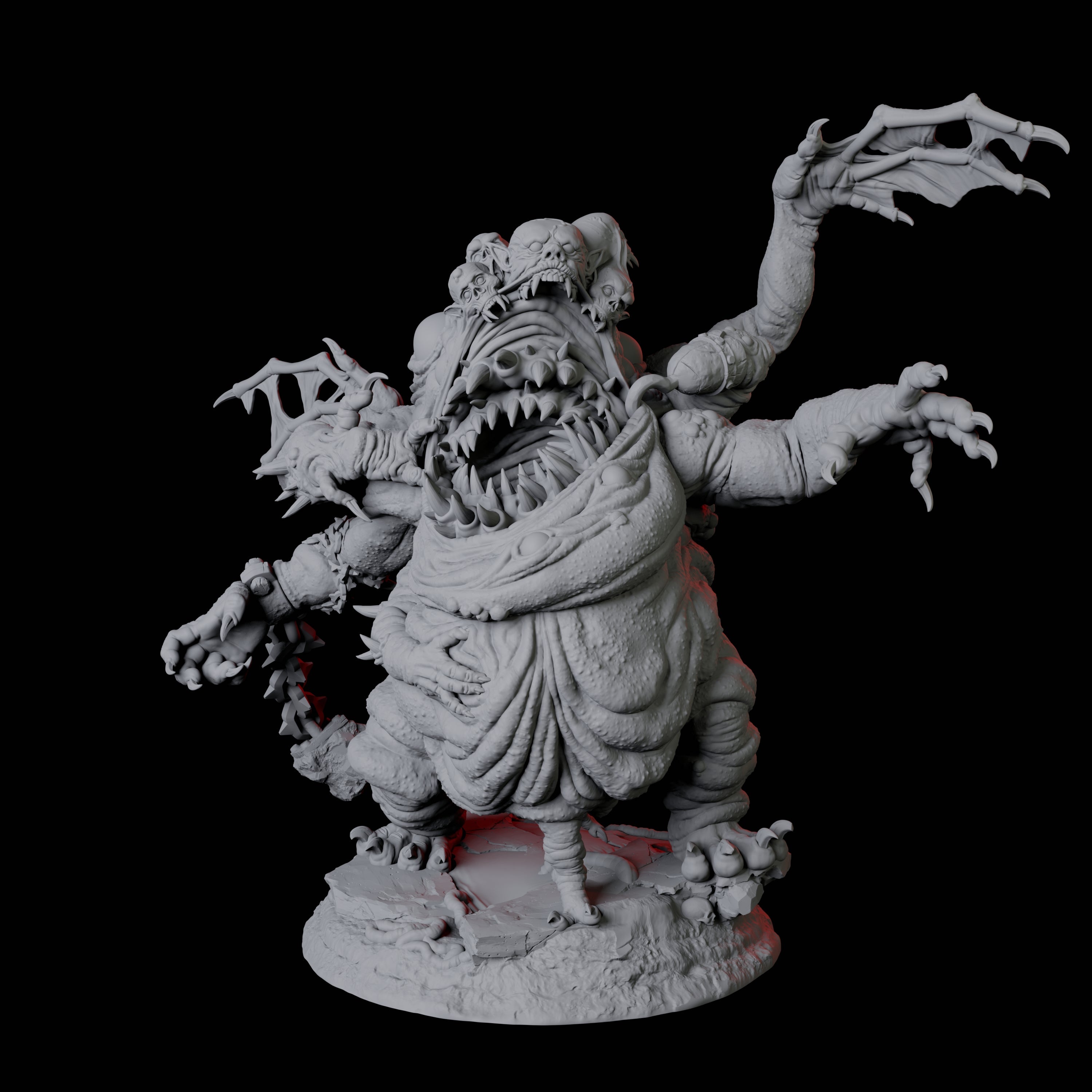 Fleshwarped Irnakurse A Miniature for Dungeons and Dragons, Pathfinder or other TTRPGs