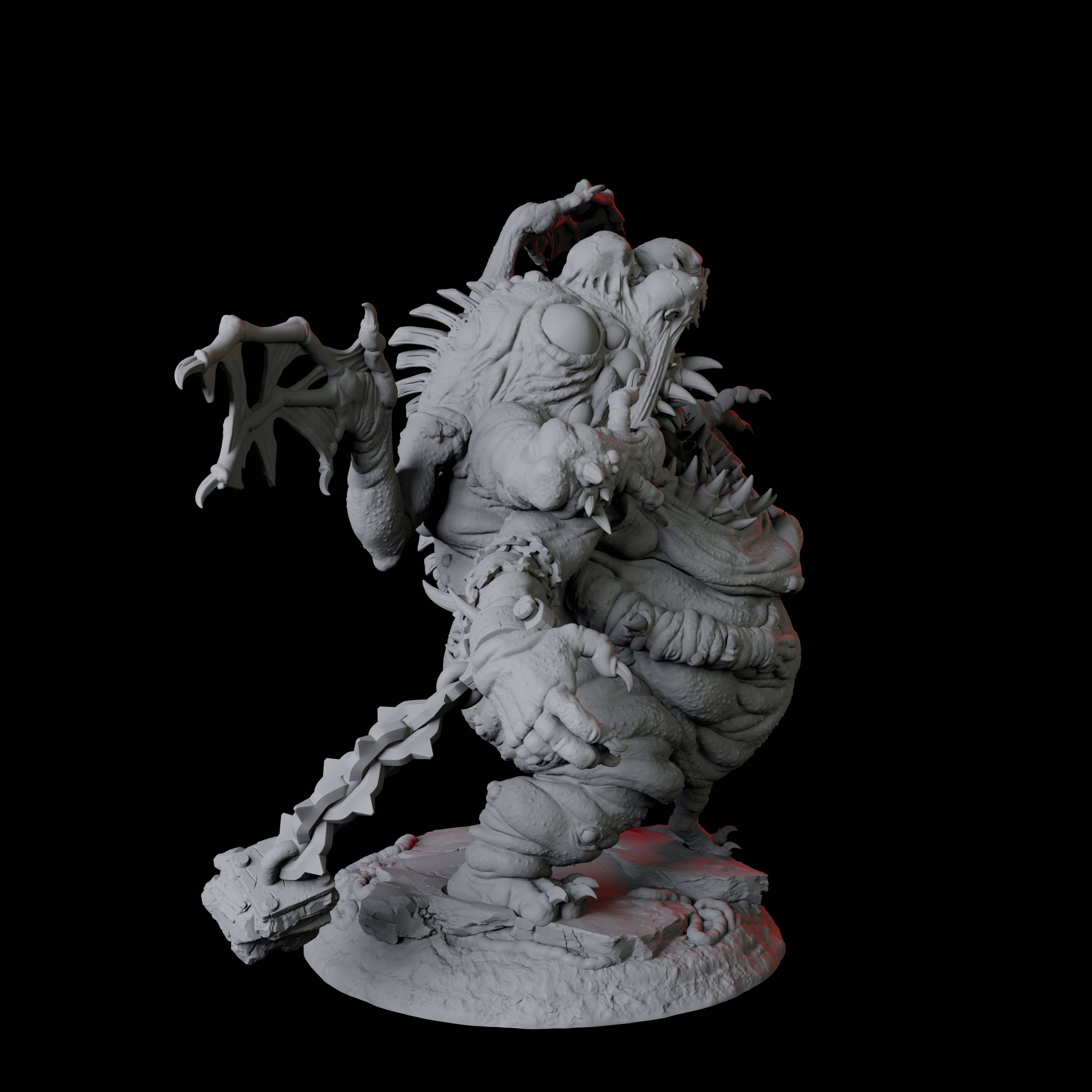 Fleshwarped Irnakurse A Miniature for Dungeons and Dragons, Pathfinder or other TTRPGs