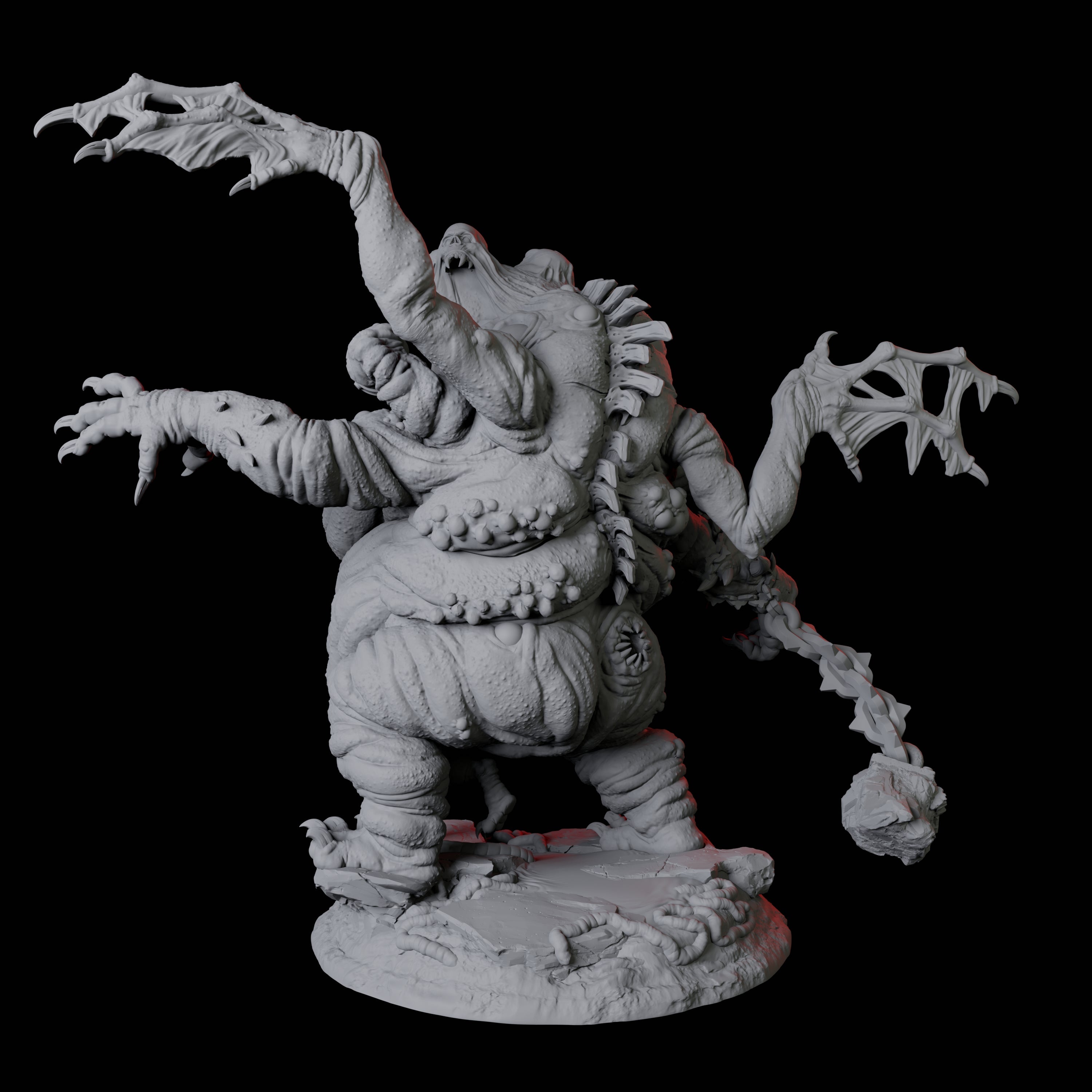 Fleshwarped Irnakurse A Miniature for Dungeons and Dragons, Pathfinder or other TTRPGs
