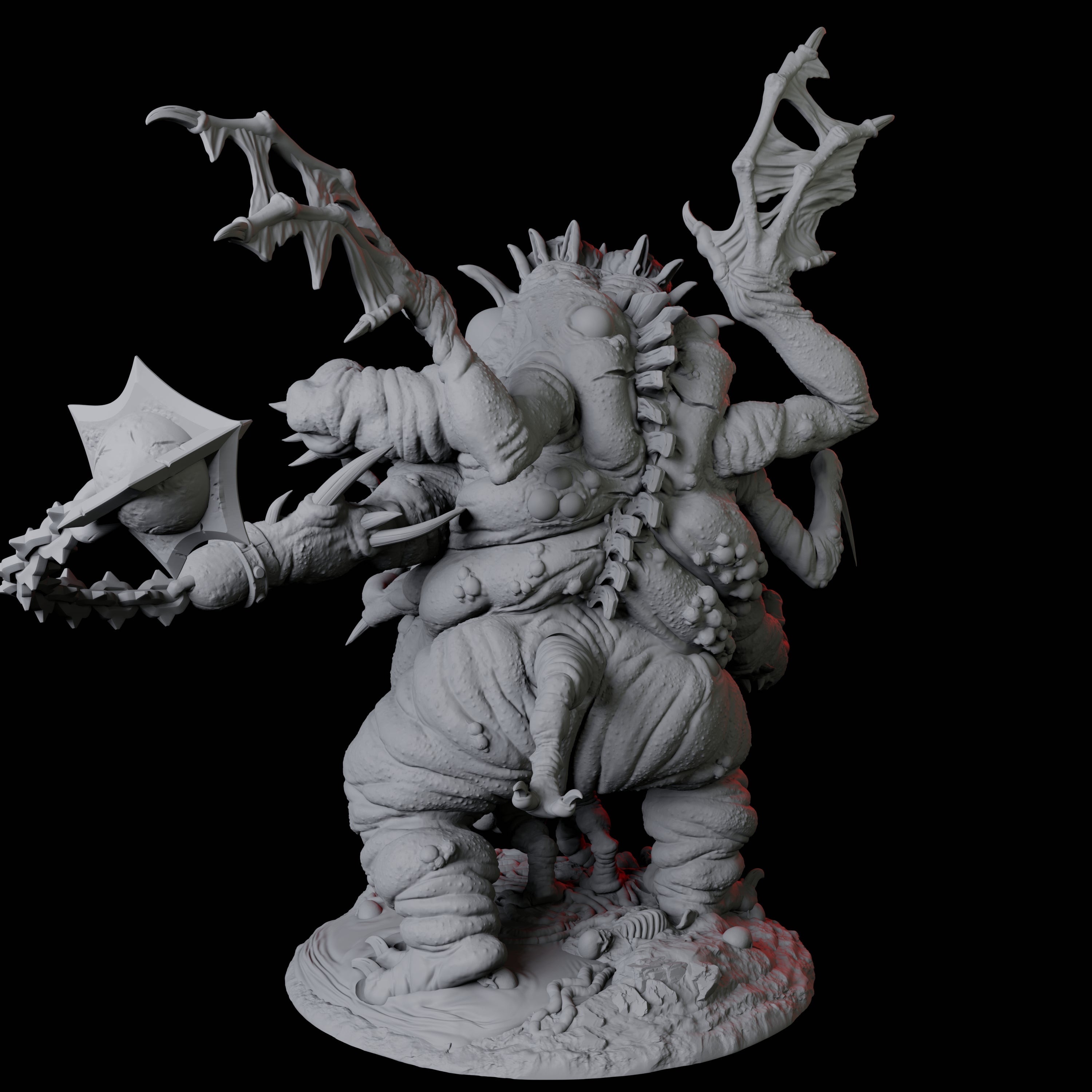 Fleshwarped Irnakurse B Miniature for Dungeons and Dragons, Pathfinder or other TTRPGs