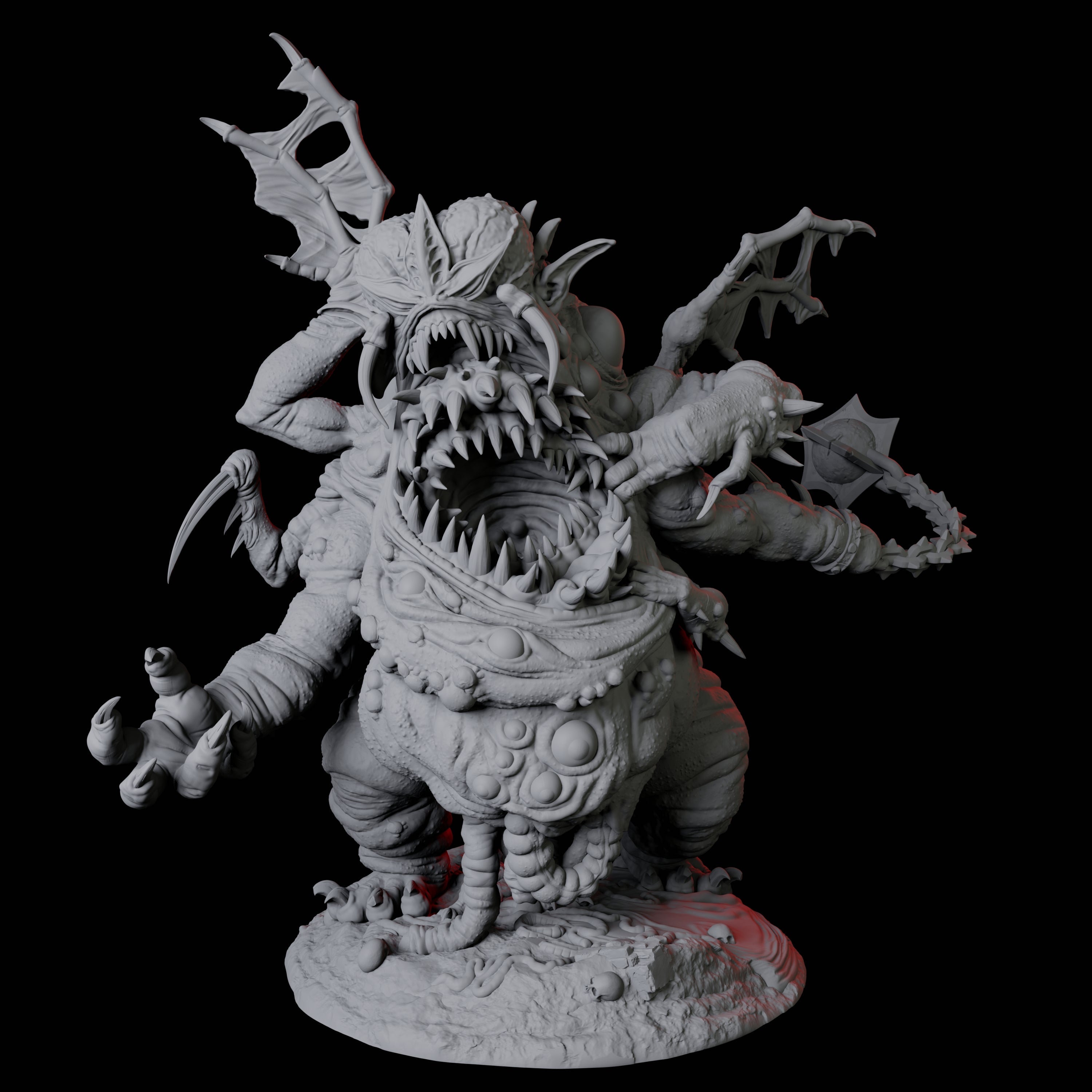 Fleshwarped Irnakurse B Miniature for Dungeons and Dragons, Pathfinder or other TTRPGs