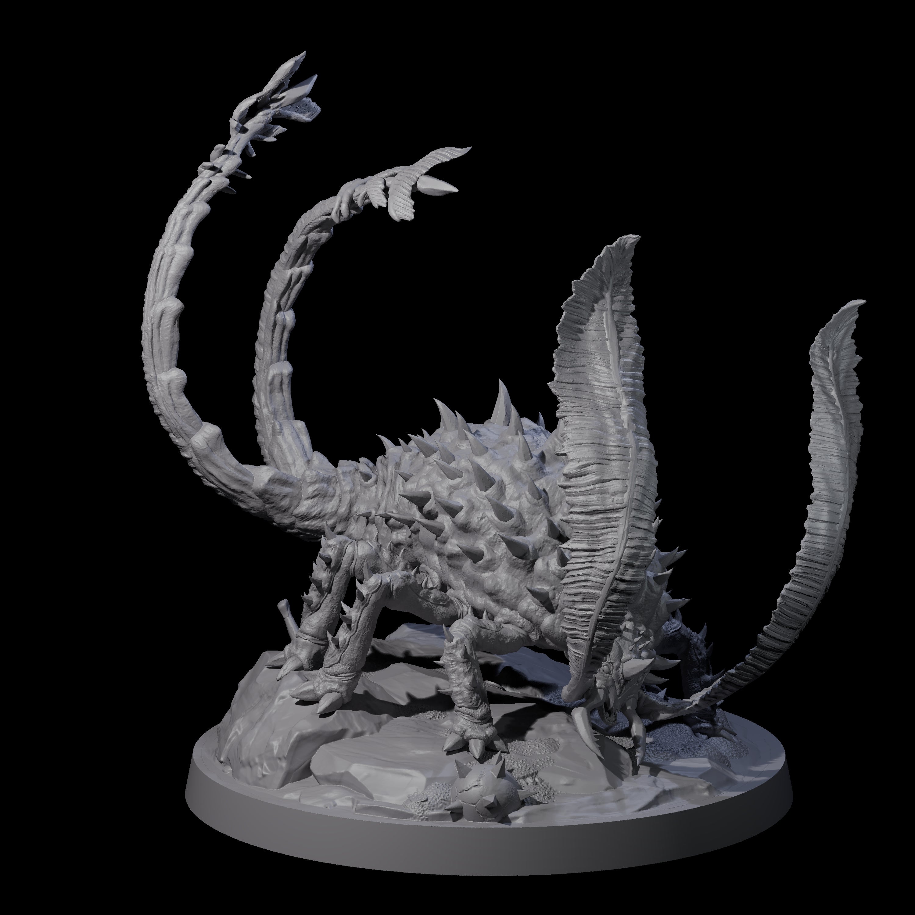 Flexing Rust Buster Monster Miniature for Dungeons and Dragons, Pathfinder or other TTRPGs