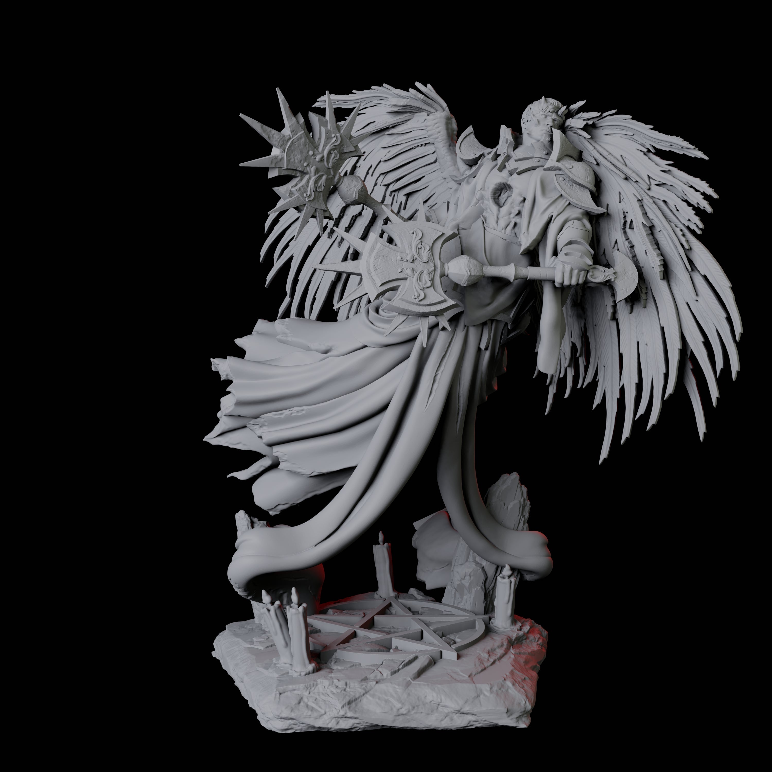 Floating Executioner Devil C Miniature for Dungeons and Dragons, Pathfinder or other TTRPGs