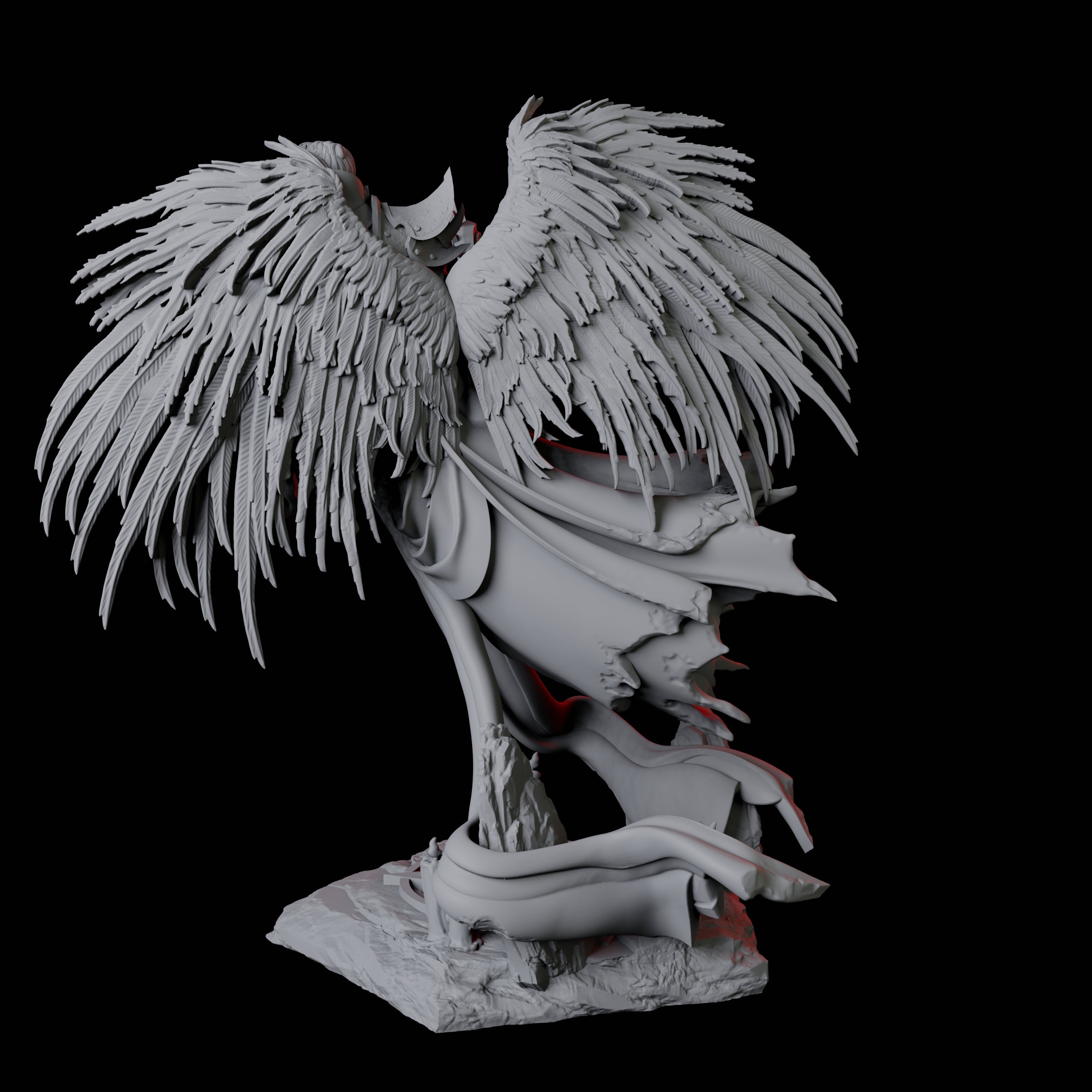 Floating Executioner Devil C Miniature for Dungeons and Dragons, Pathfinder or other TTRPGs