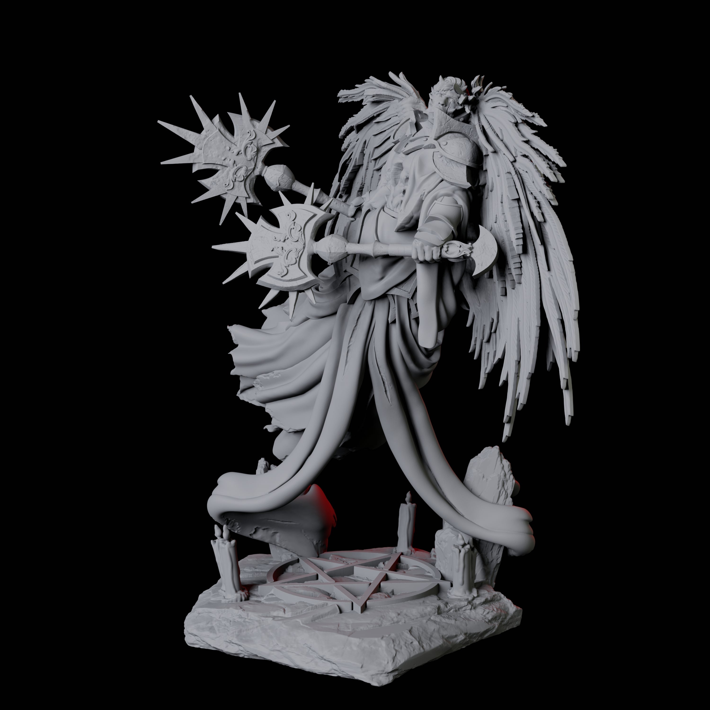 Floating Executioner Devil C Miniature for Dungeons and Dragons, Pathfinder or other TTRPGs