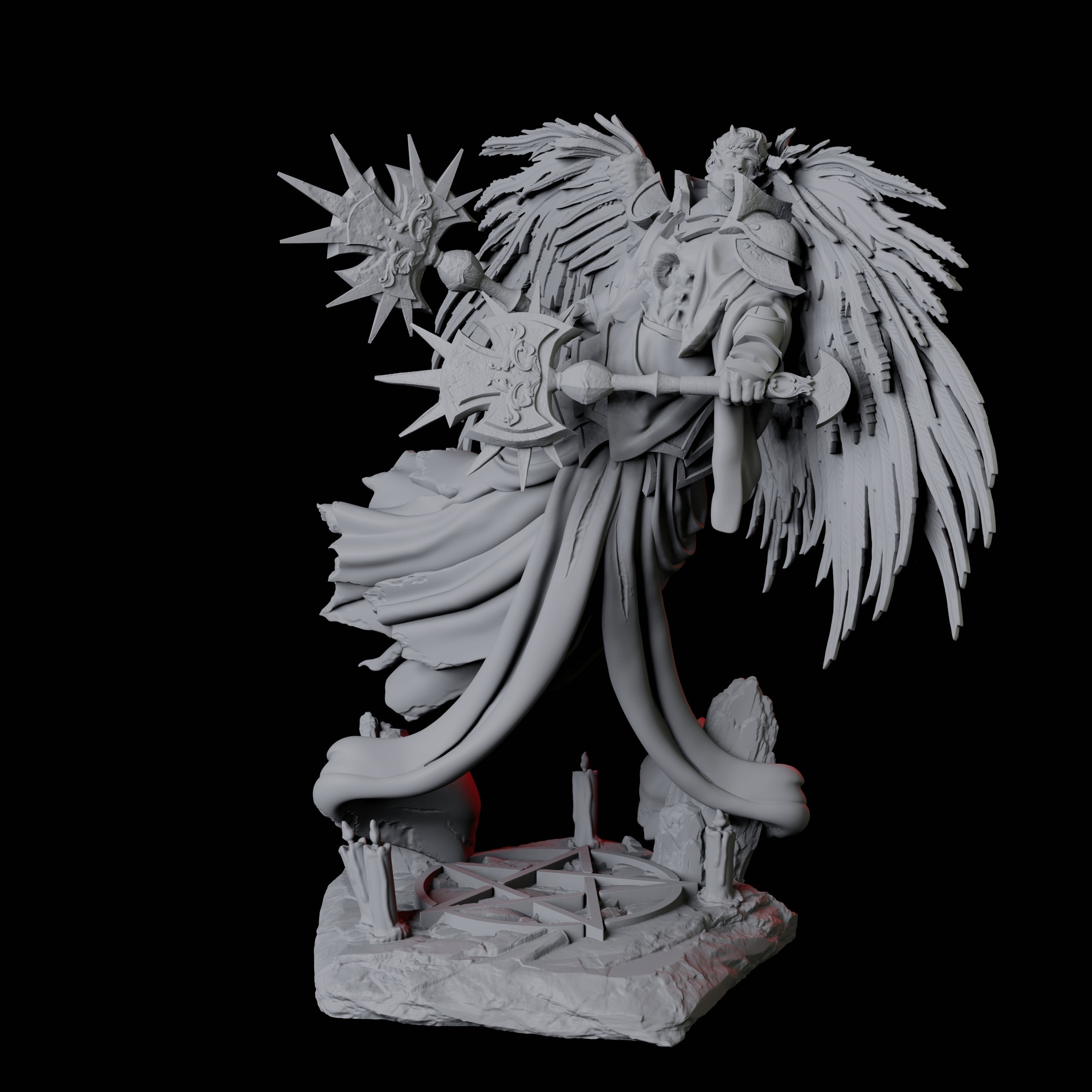 Floating Executioner Devil C Miniature for Dungeons and Dragons, Pathfinder or other TTRPGs