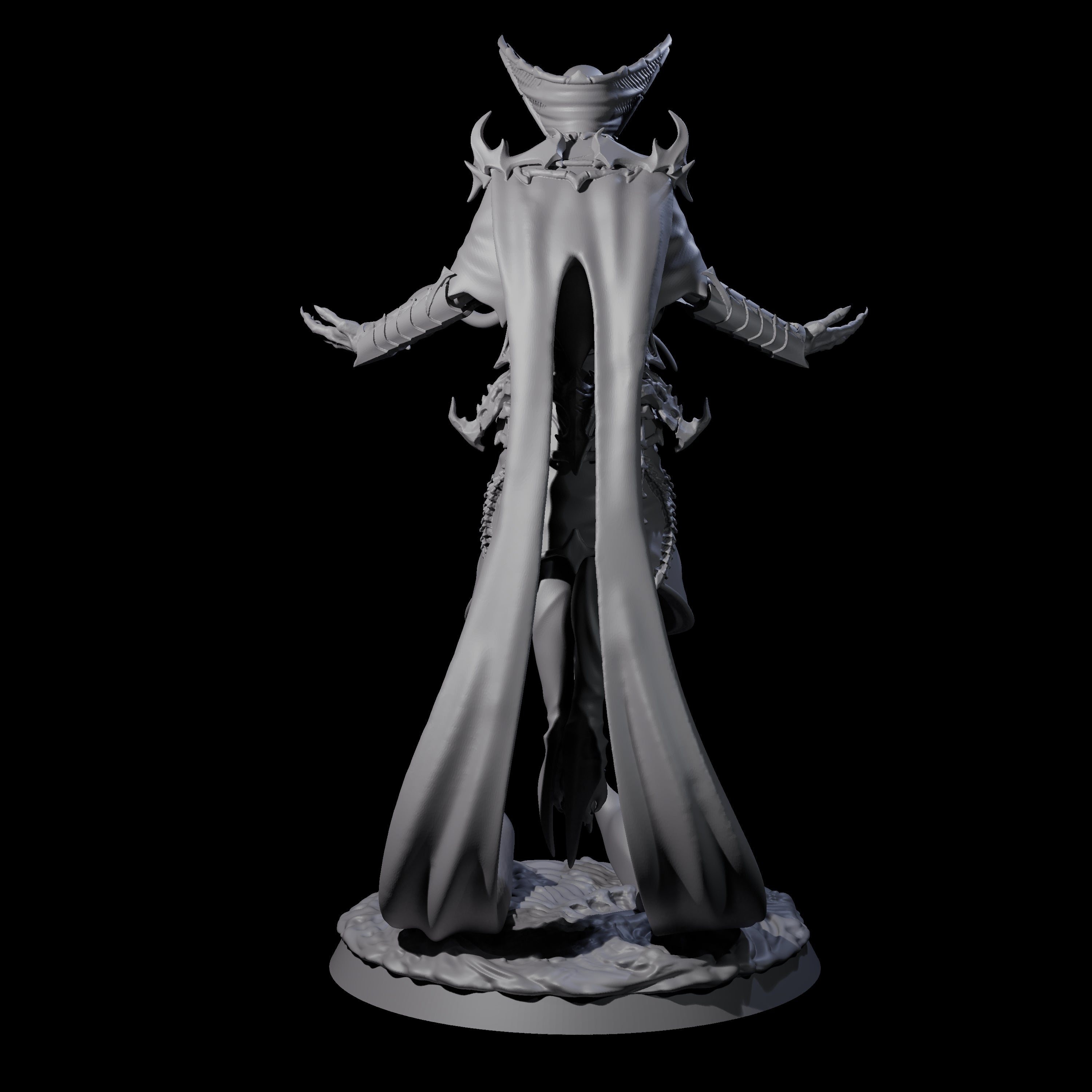Floating Master Mind Flayer B Miniature for Dungeons and Dragons, Pathfinder or other TTRPGs