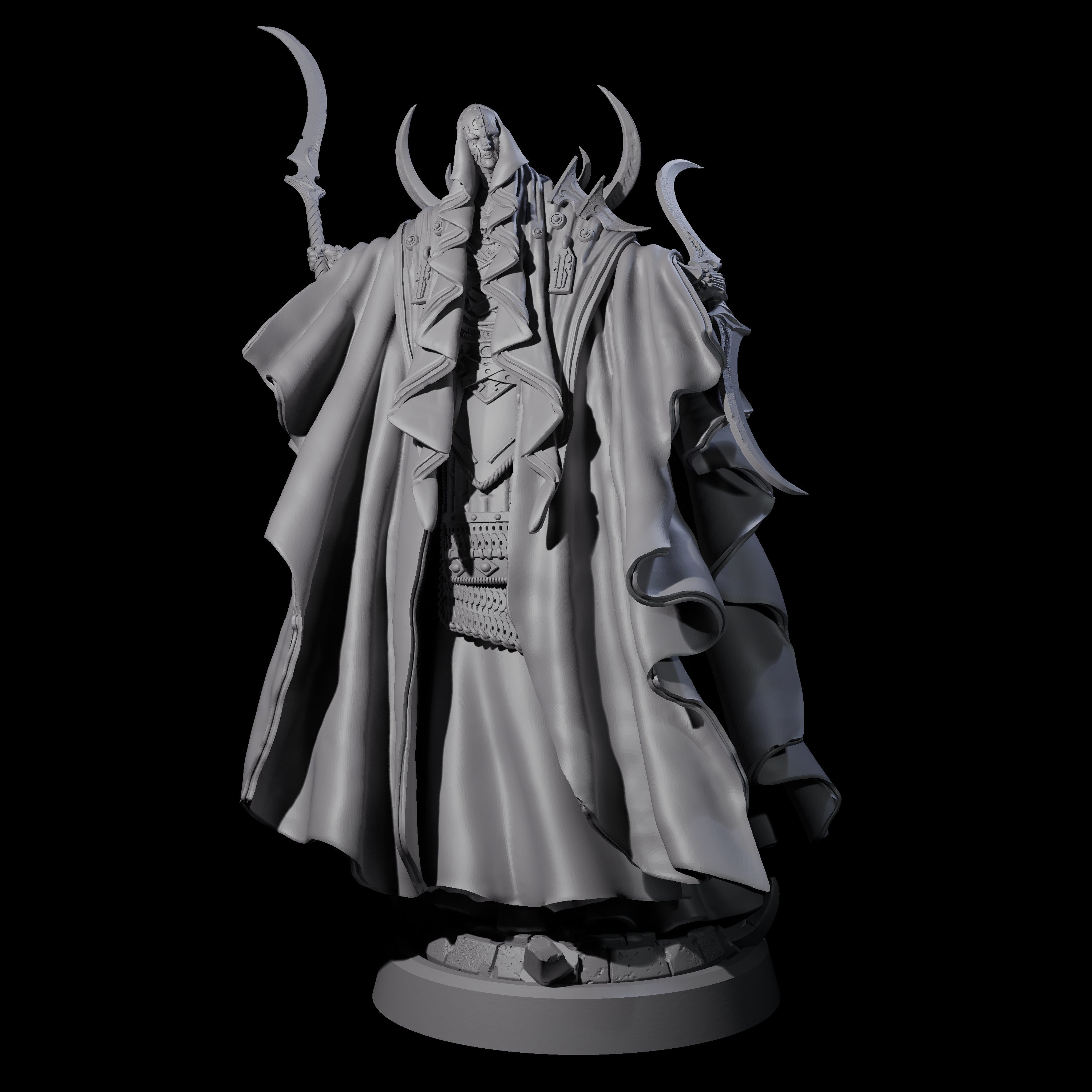 Floating Robed Cultist A Miniature for Dungeons and Dragons, Pathfinder or other TTRPGs