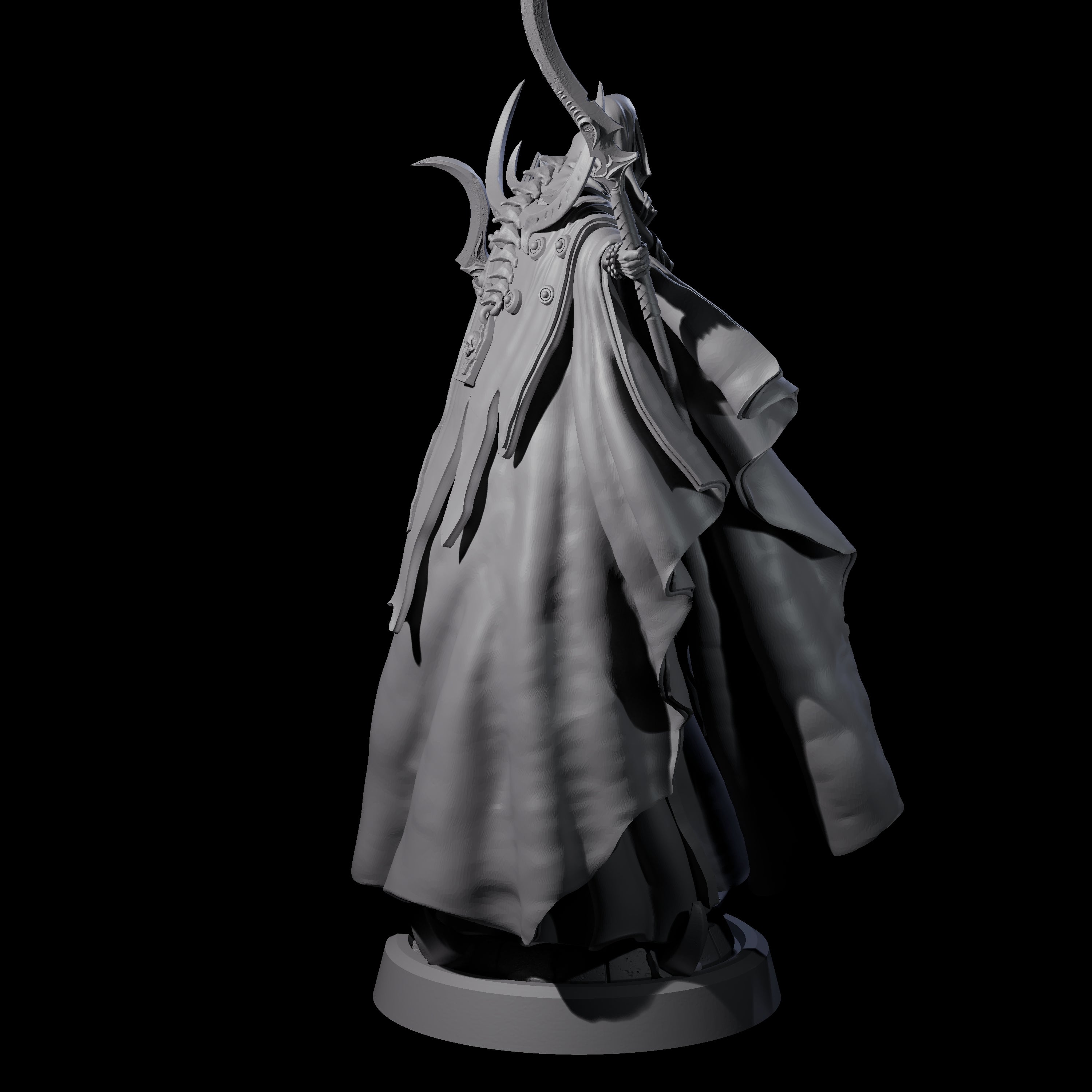 Floating Robed Cultist A Miniature for Dungeons and Dragons, Pathfinder or other TTRPGs