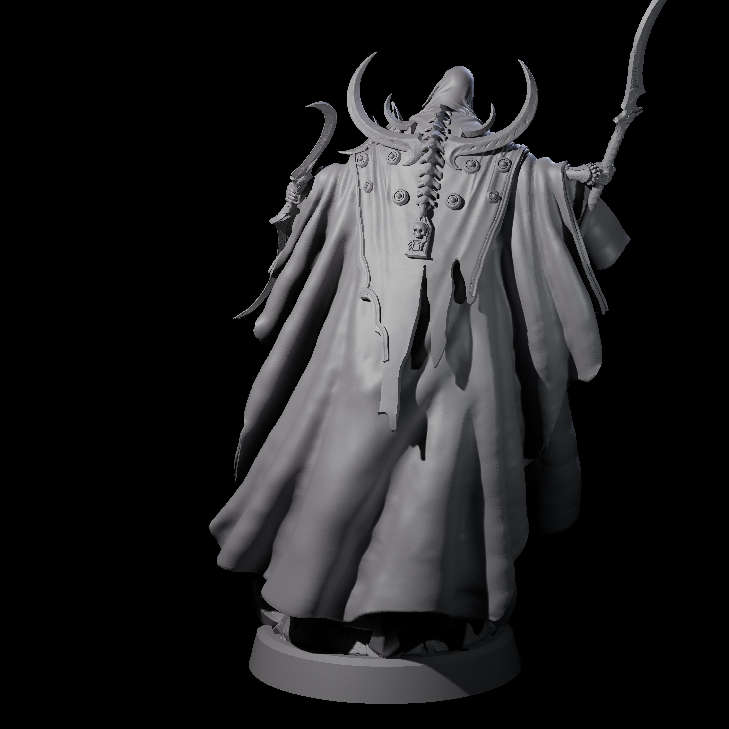 Floating Robed Cultist A Miniature for Dungeons and Dragons, Pathfinder or other TTRPGs
