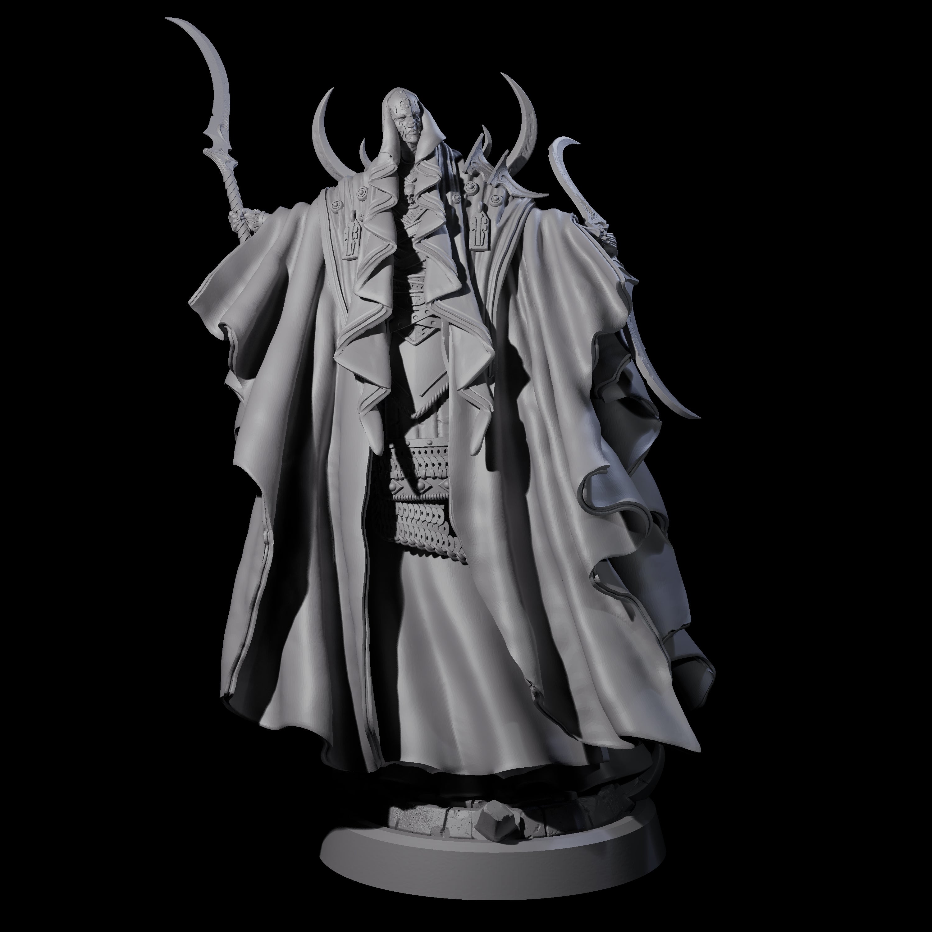 Floating Robed Cultist A Miniature for Dungeons and Dragons, Pathfinder or other TTRPGs