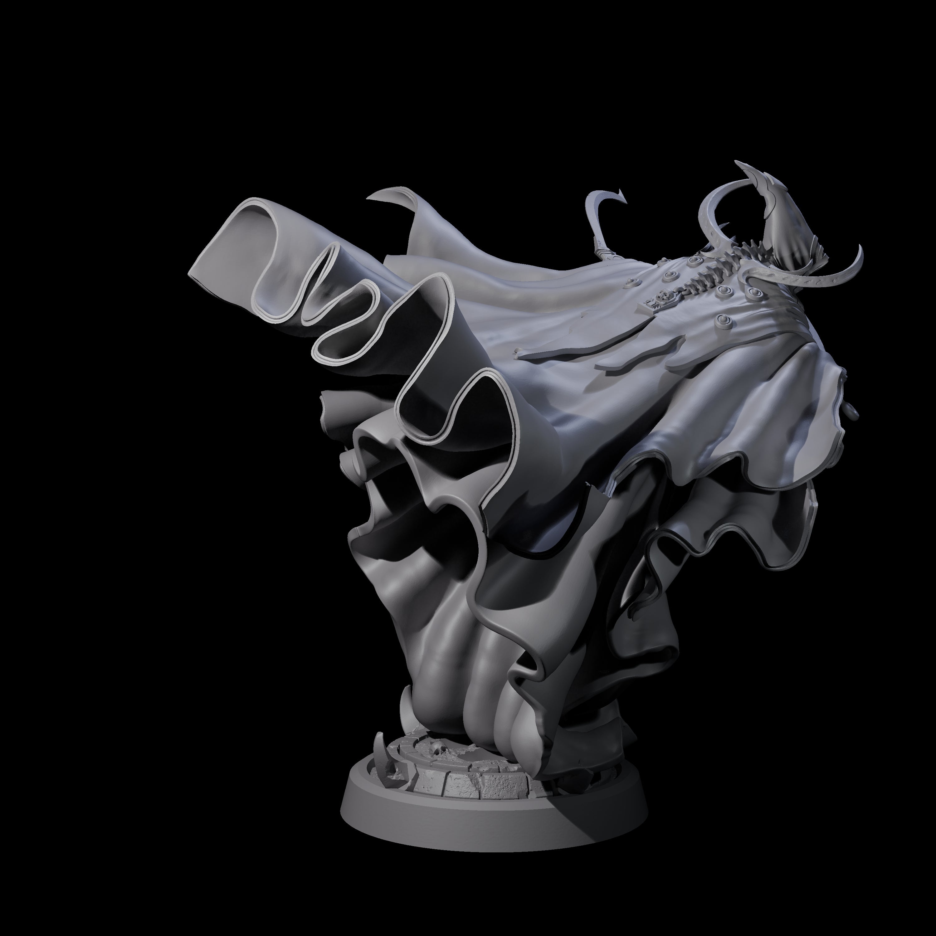 Floating Robed Cultist C Miniature for Dungeons and Dragons, Pathfinder or other TTRPGs