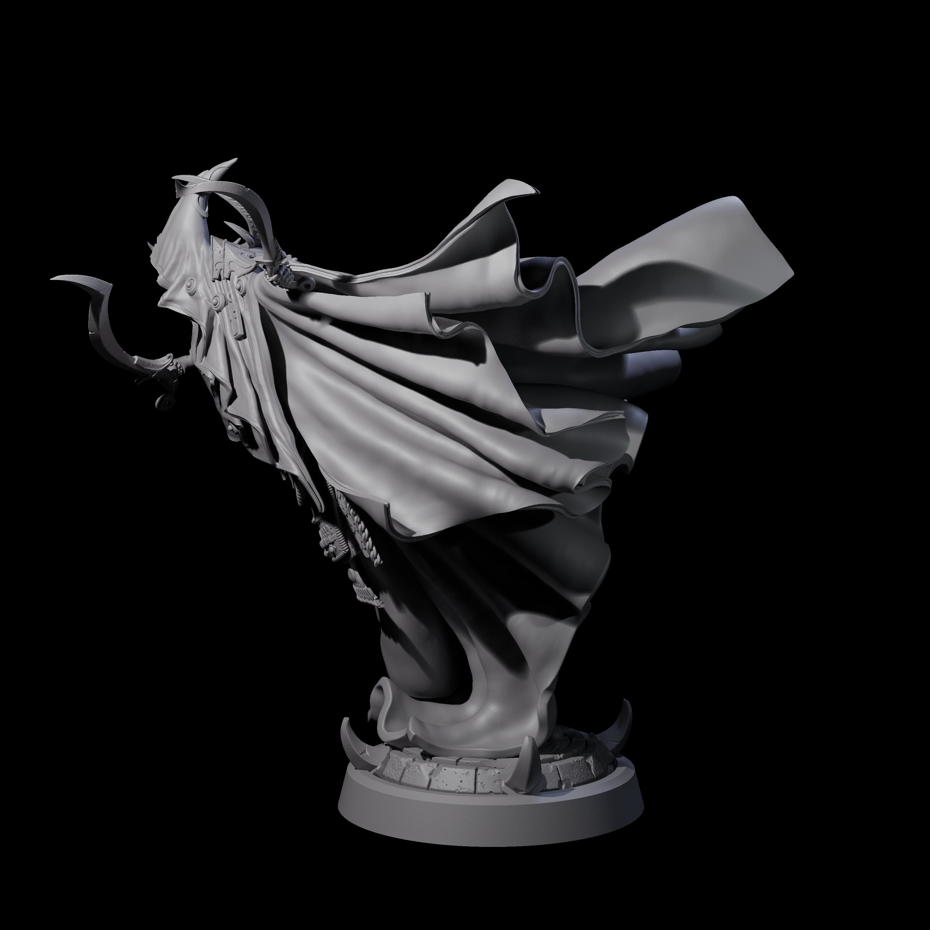 Floating Robed Cultist C Miniature for Dungeons and Dragons, Pathfinder or other TTRPGs