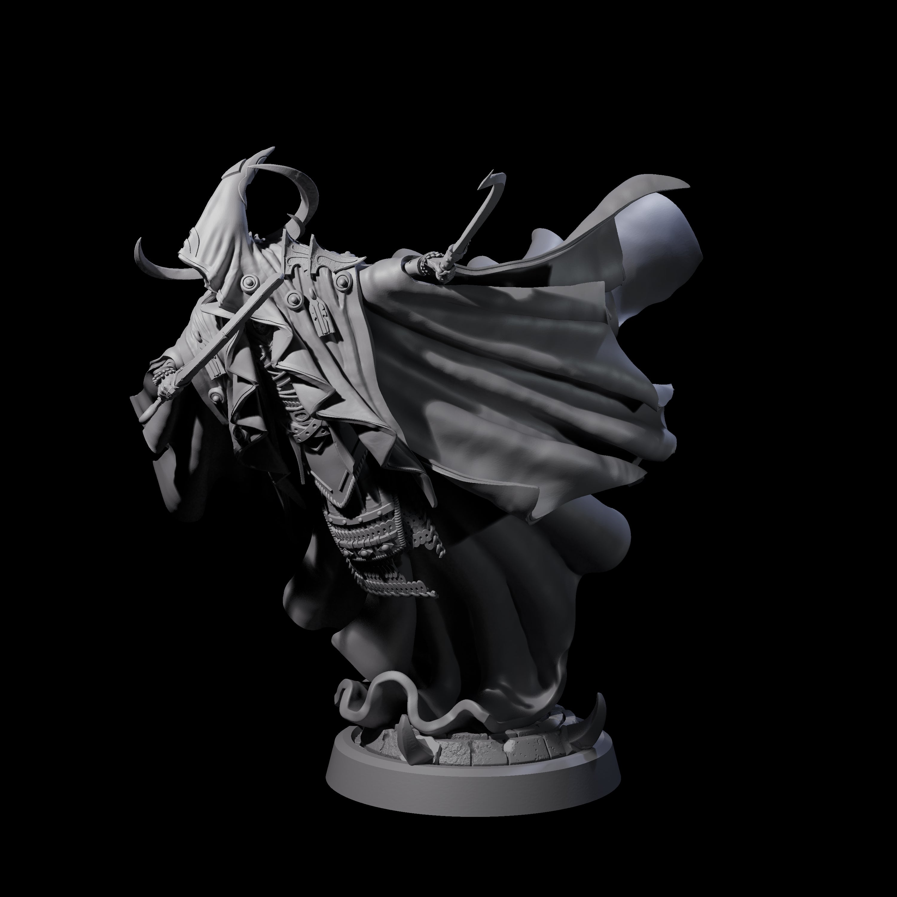 Floating Robed Cultist C Miniature for Dungeons and Dragons, Pathfinder or other TTRPGs