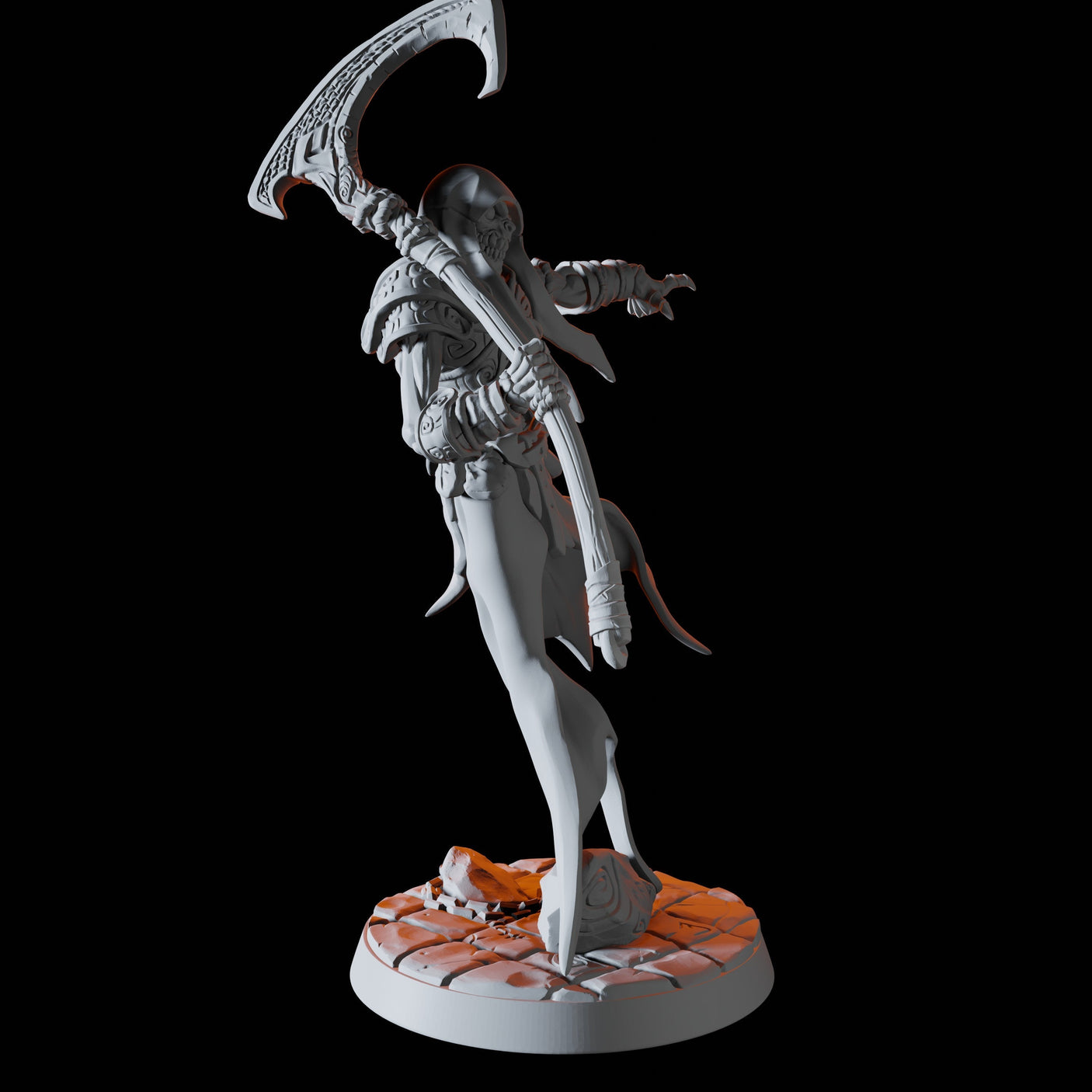 Floating Wraith B Miniature for Dungeons and Dragons, Pathfinder or other TTRPGs