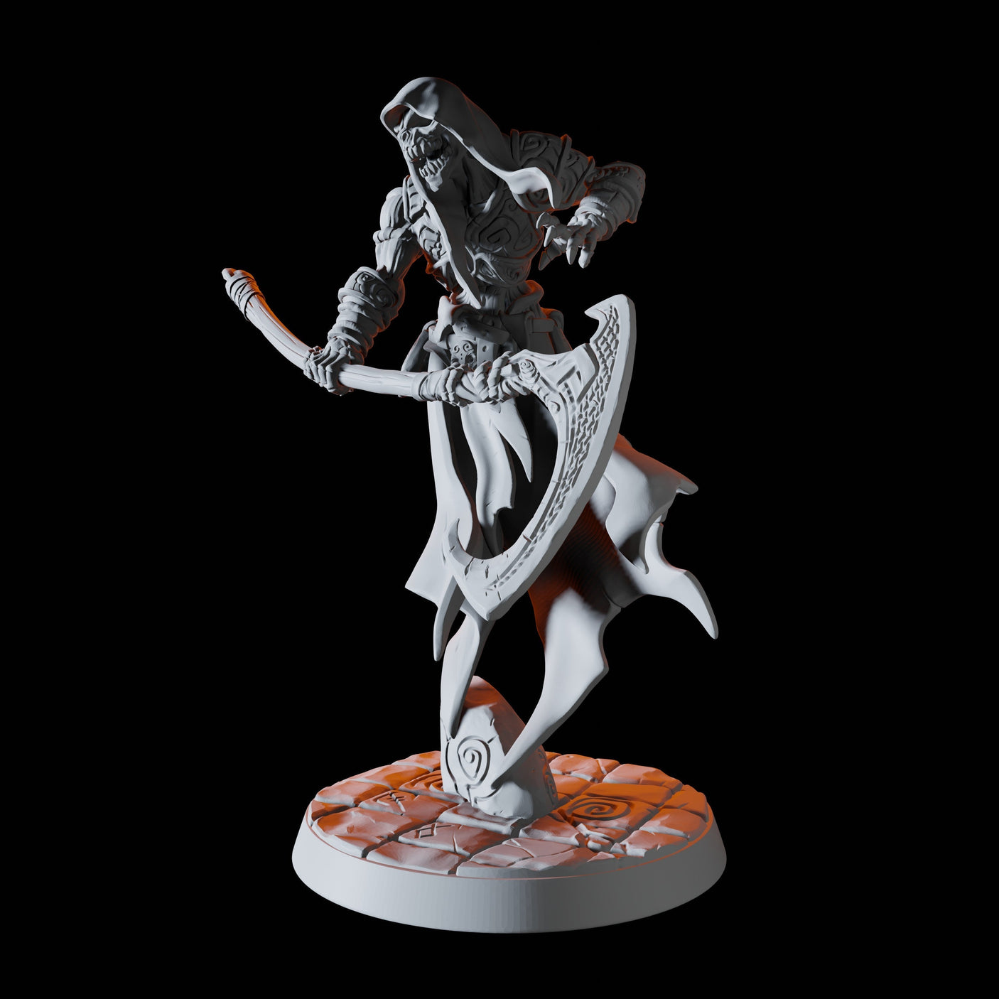 Floating Wraith D Miniature for Dungeons and Dragons, Pathfinder or other TTRPGs